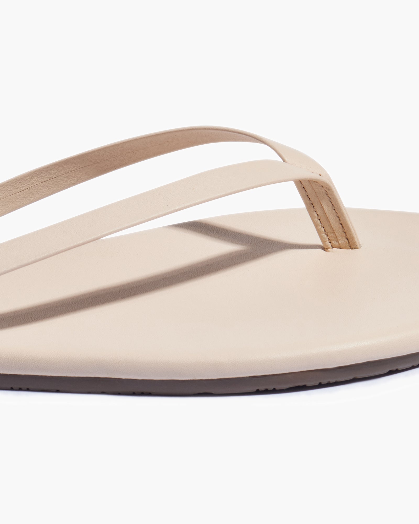 Beige Women's TKEES Lily Nudes Flip Flops | YEGOQZ217