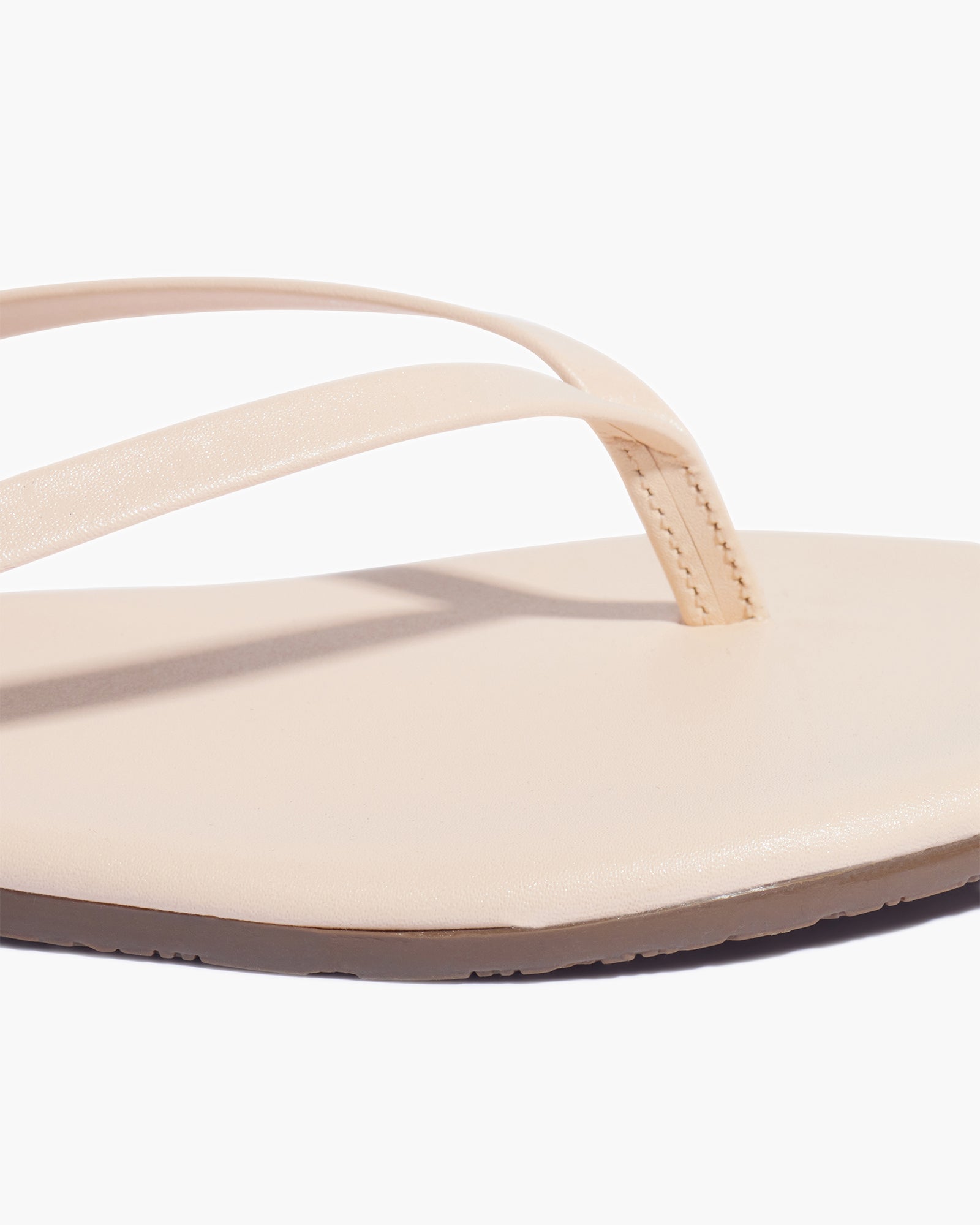 Beige Women's TKEES Lily Shimmers Flip Flops | TALWBD947