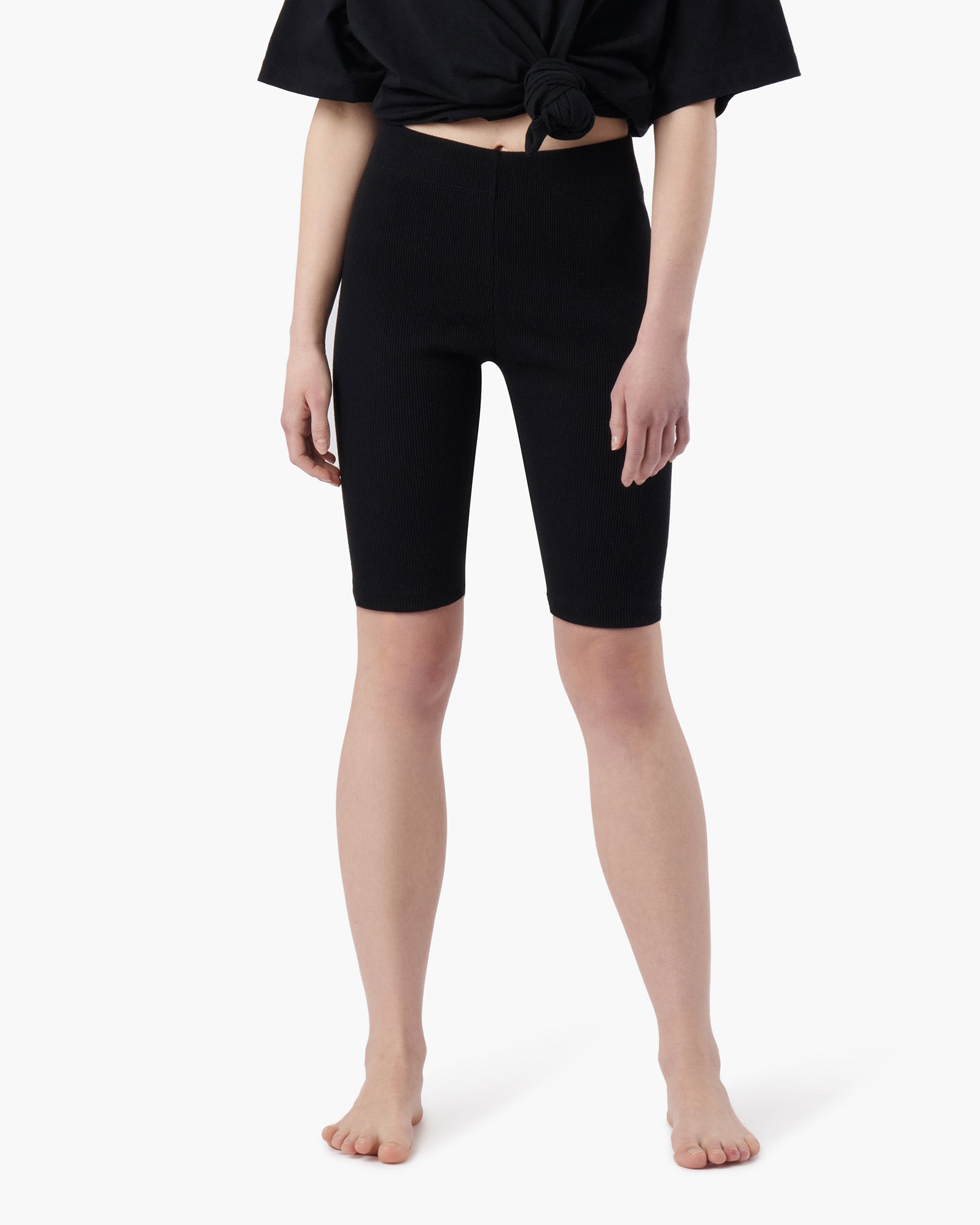 Black Women's TKEES Biker Shorts | XKOIGM026