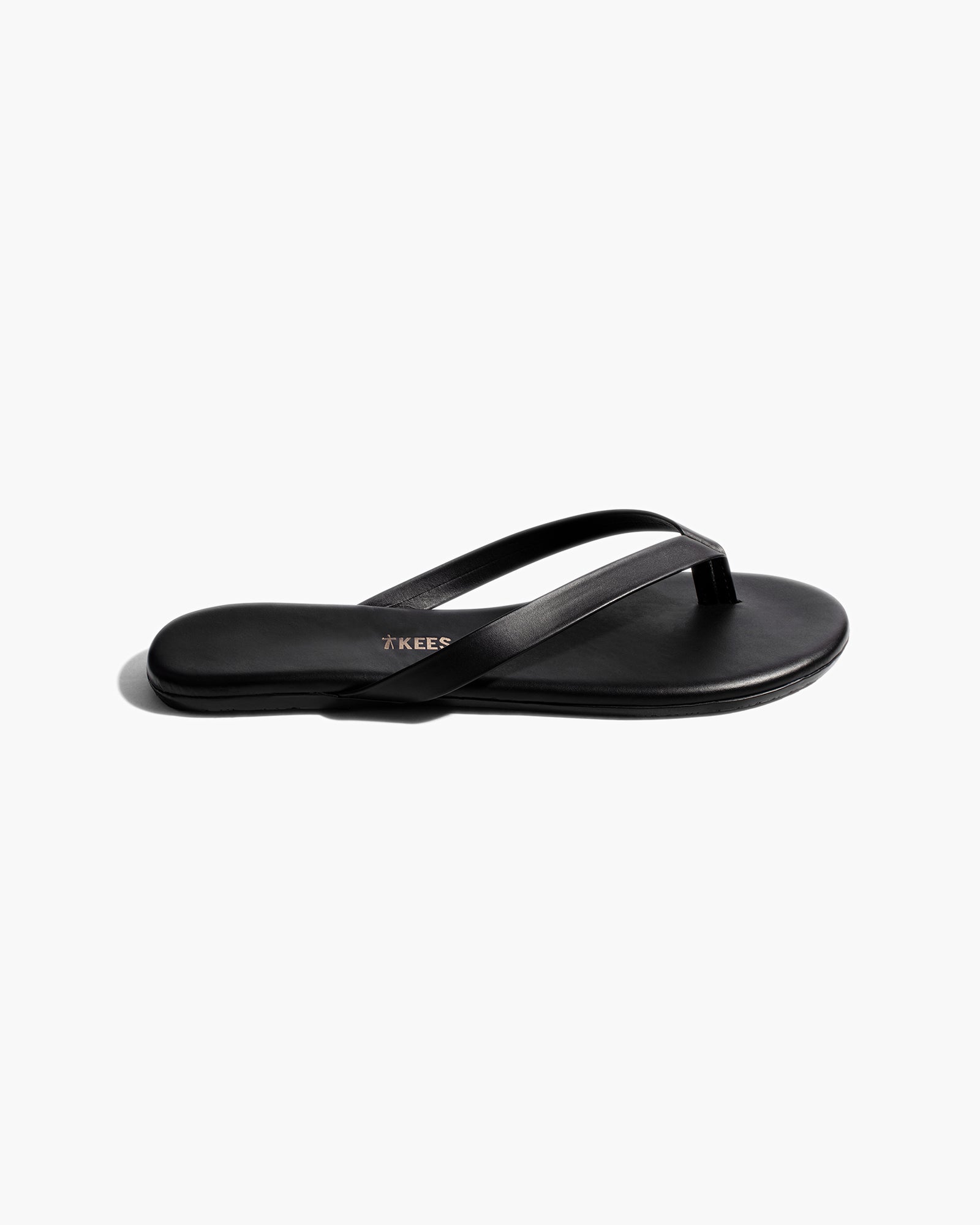 Black Women's TKEES Boyfriend Vegan Flip Flops | APTEYJ673