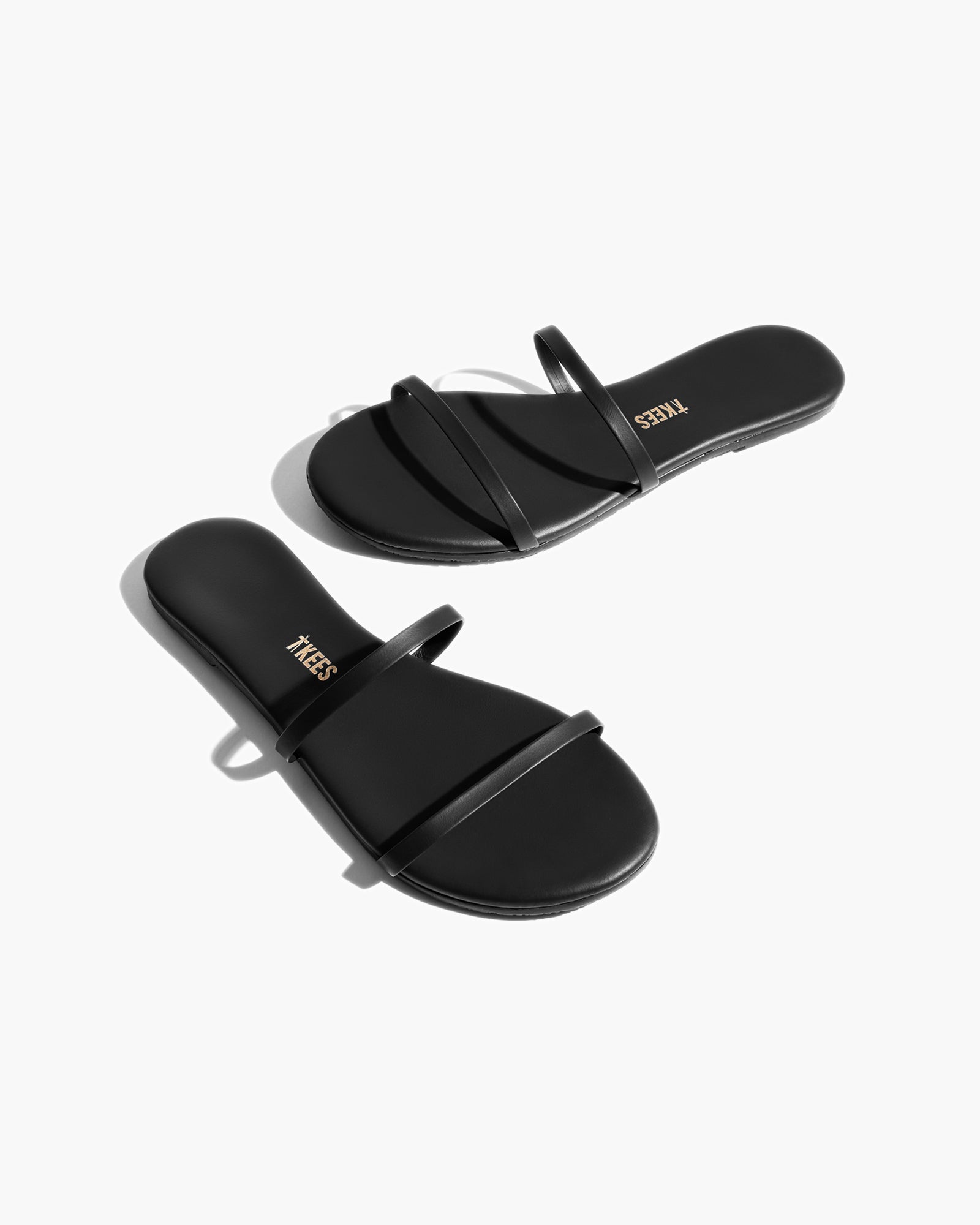 Black Women's TKEES Gemma Vegan Sandals | WXRKUL129