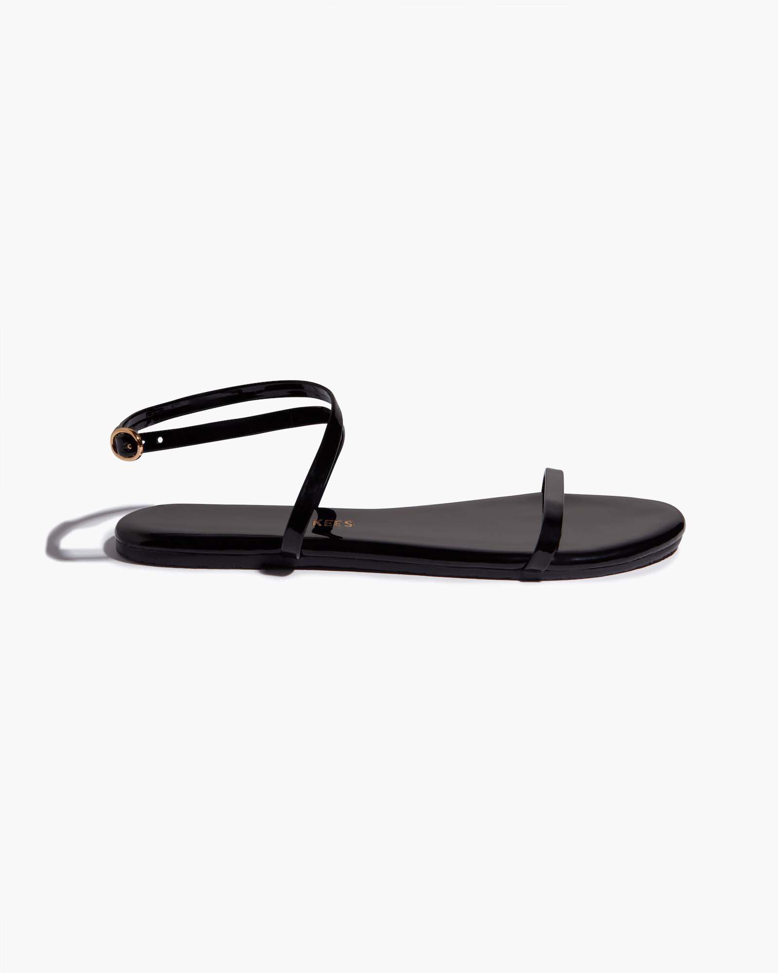 Black Women's TKEES MJ Glosses Sandals | AIWXKT839