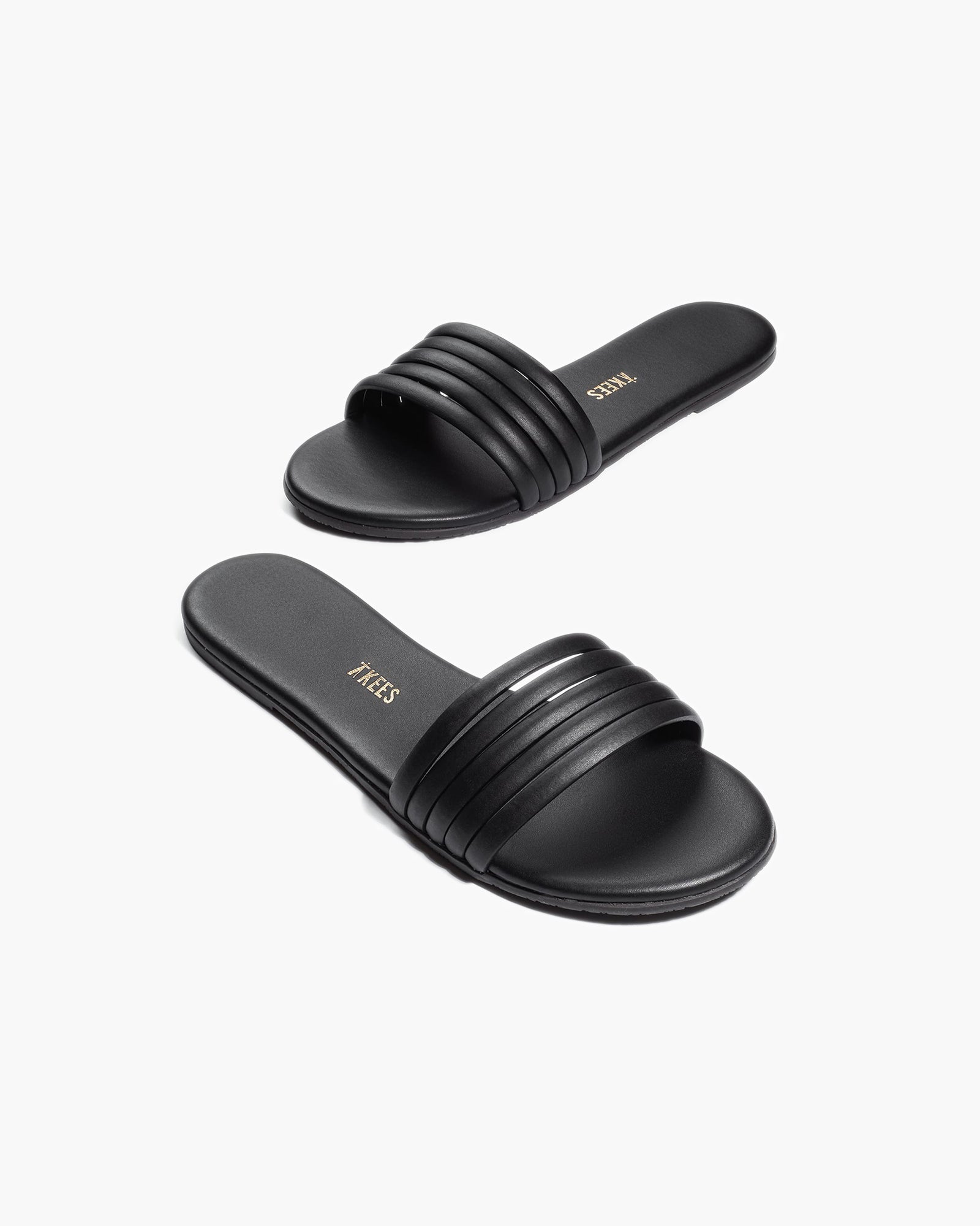 Black Women's TKEES Serena Sandals | JAFUQS932