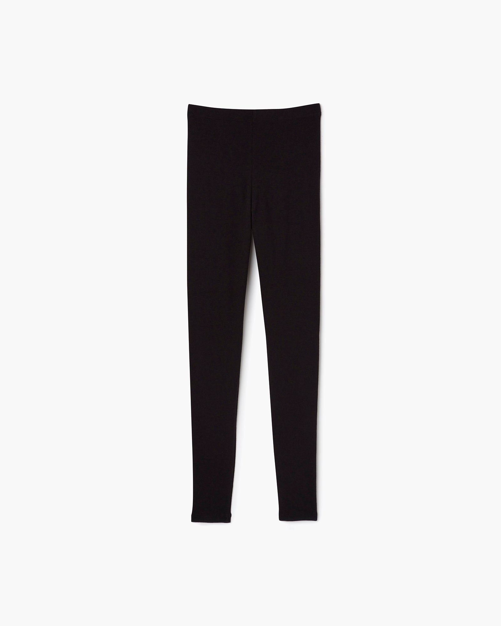 Black Women\'s TKEES Super Rib Leggings | GJNUIW978