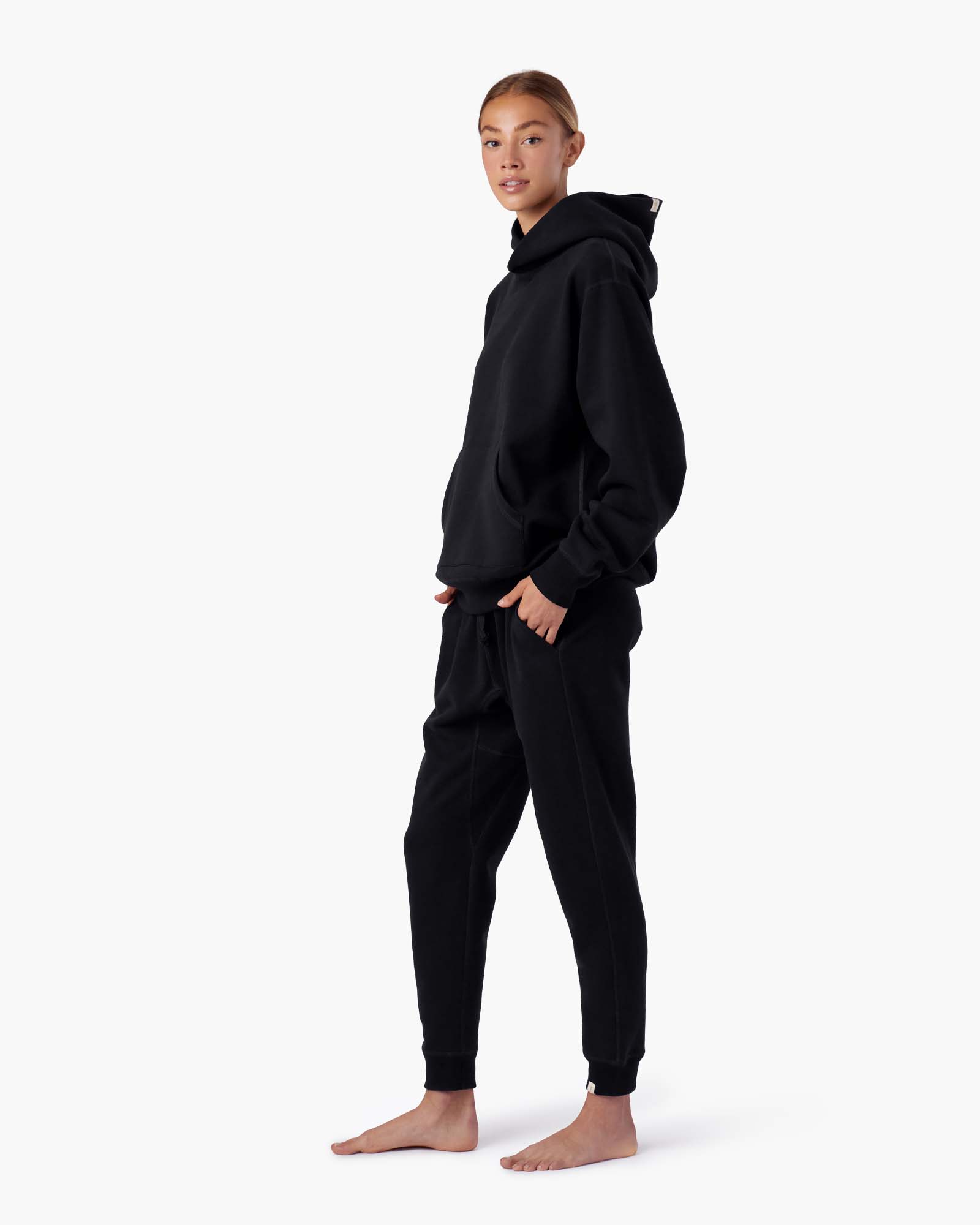 Black Women's TKEES Warm Core Sport Jogger | NISBEY402