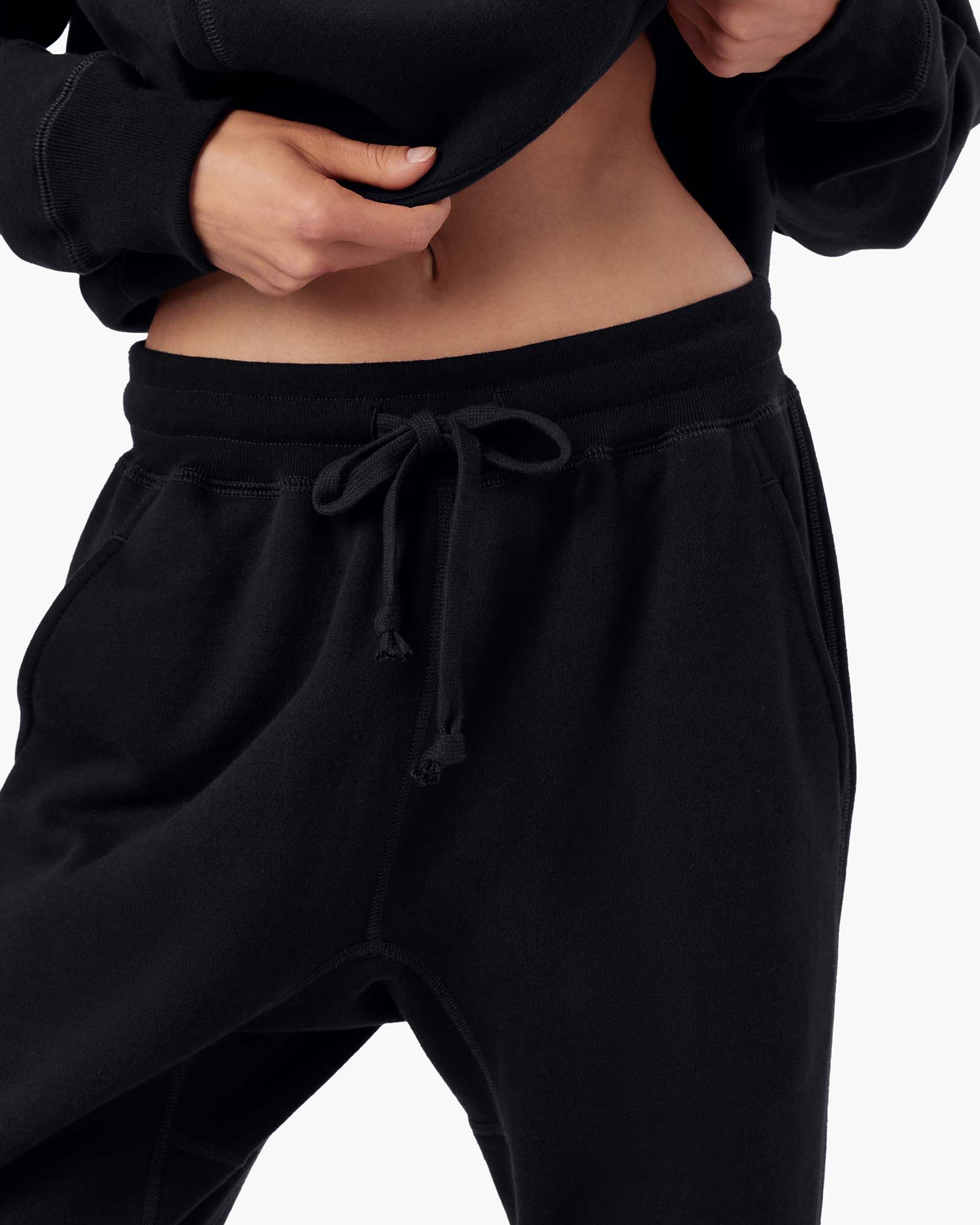 Black Women's TKEES Warm Core Sport Jogger | NISBEY402