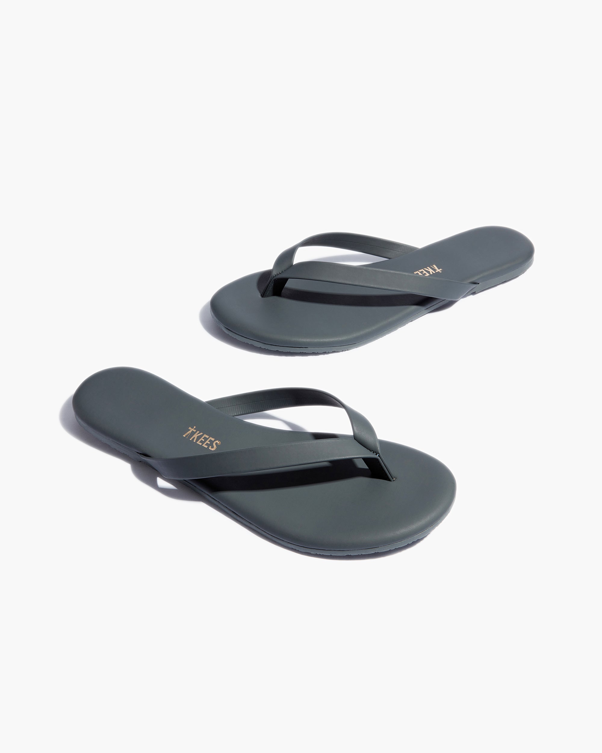 Blue Women's TKEES Boyfriend Vegan Flip Flops | CEGWOS749