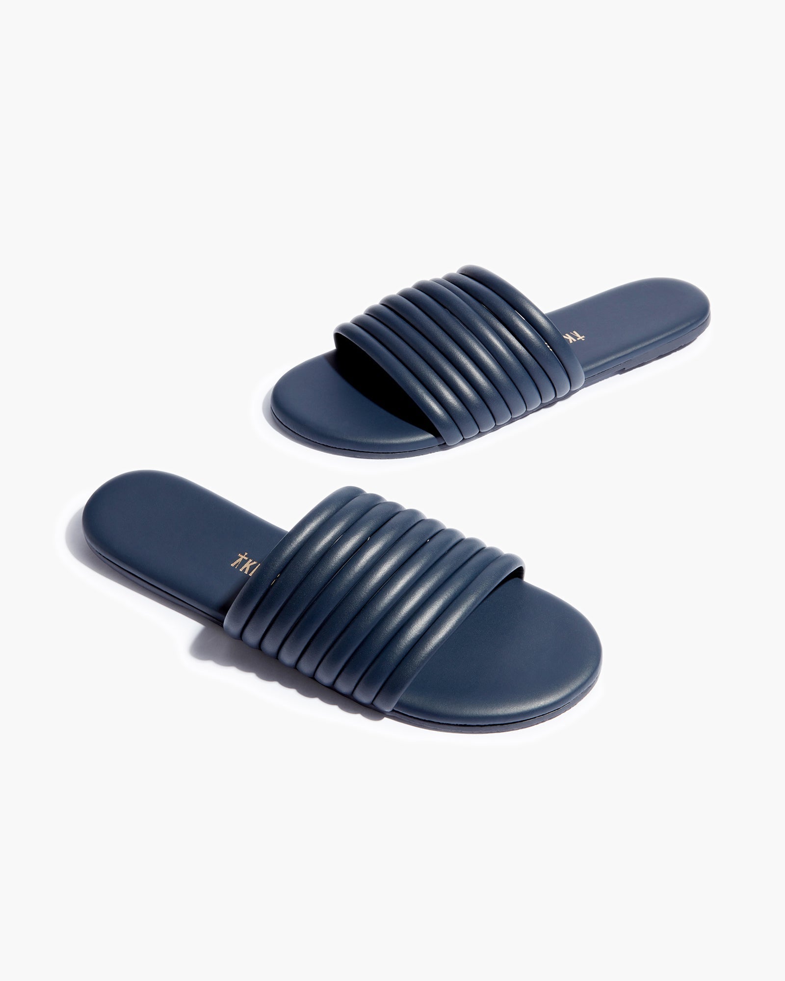 Blue Women's TKEES Caro Slides | YXABEU487