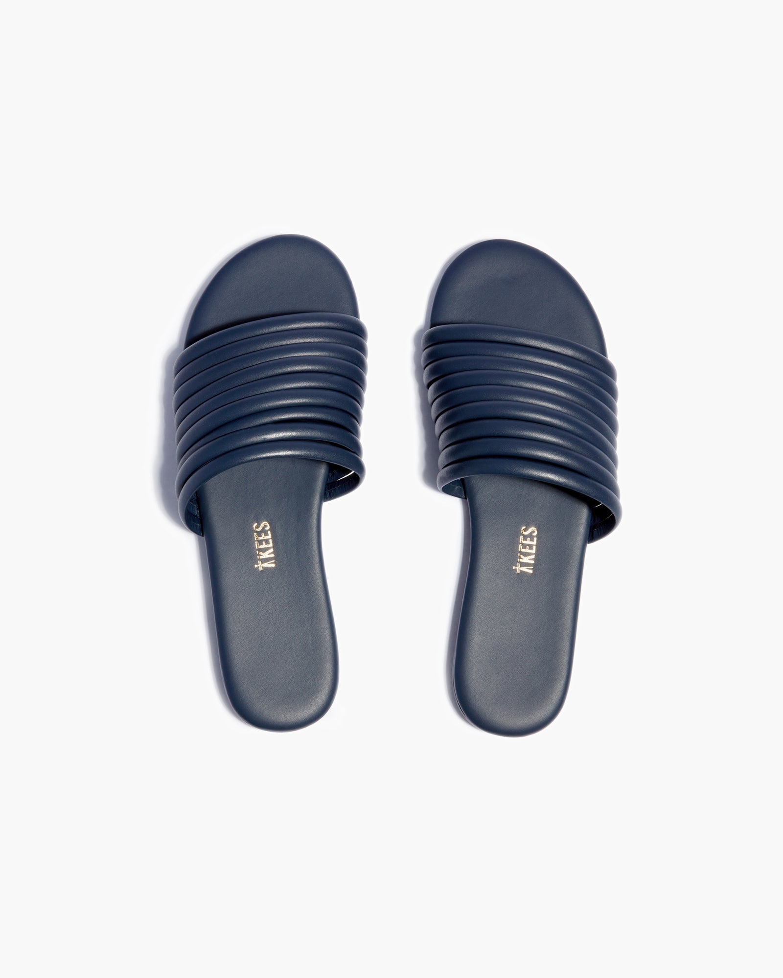 Blue Women\'s TKEES Caro Slides | YXABEU487