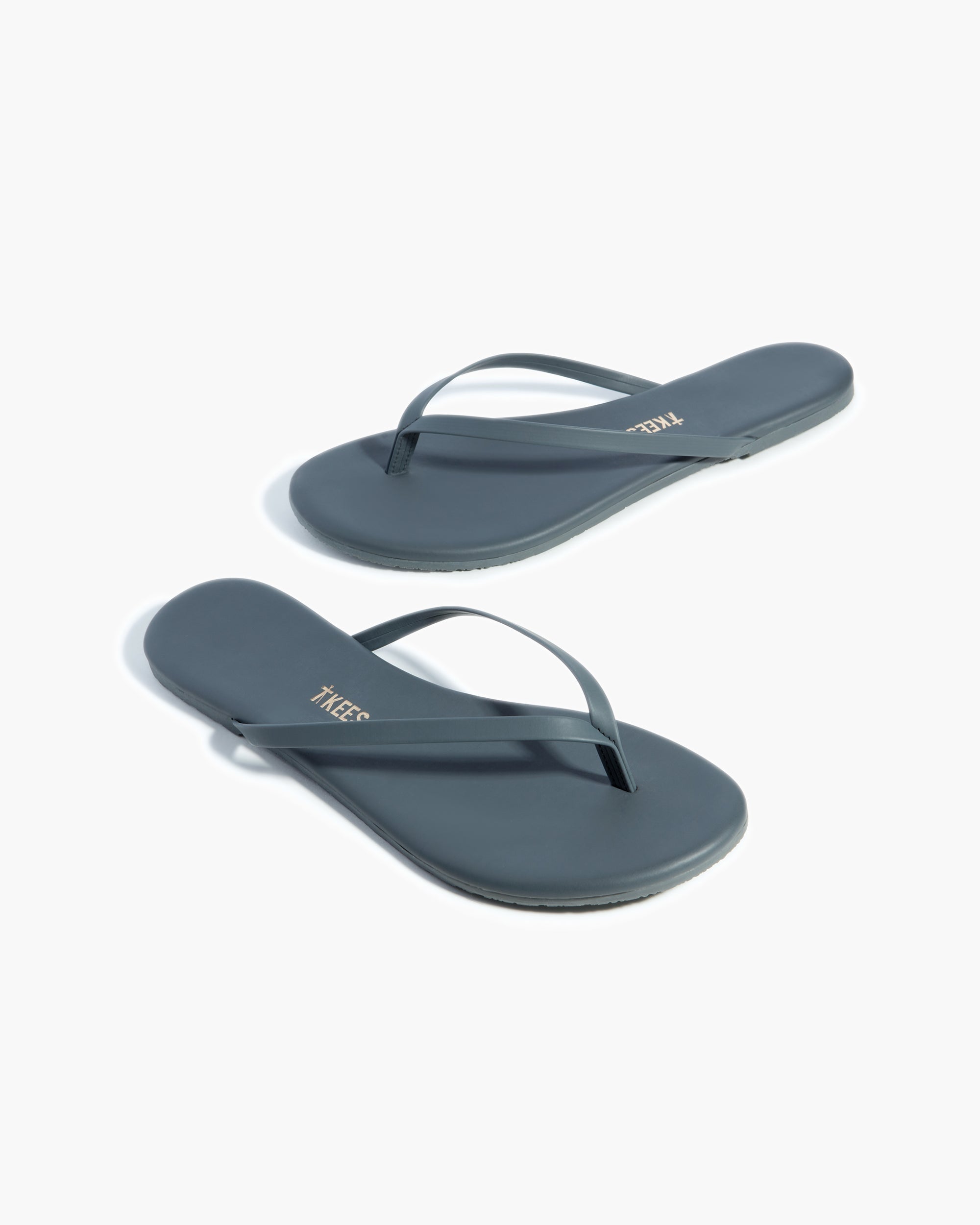 Blue Women's TKEES Lily Vegan Flip Flops | FEKBRZ049