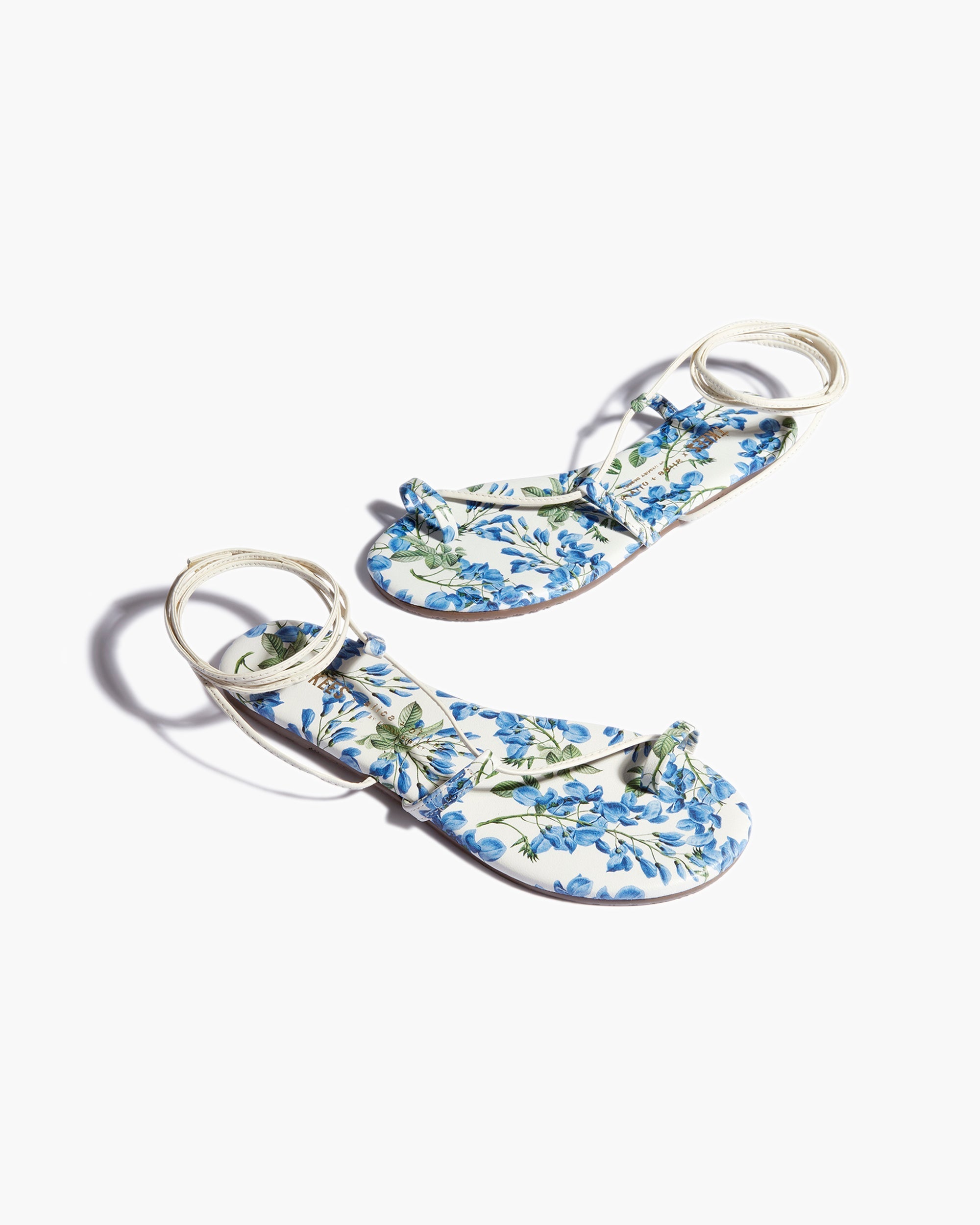 Blue Women's TKEES TKEES x Alice + Olivia Jo Sandals | EAVKIX153