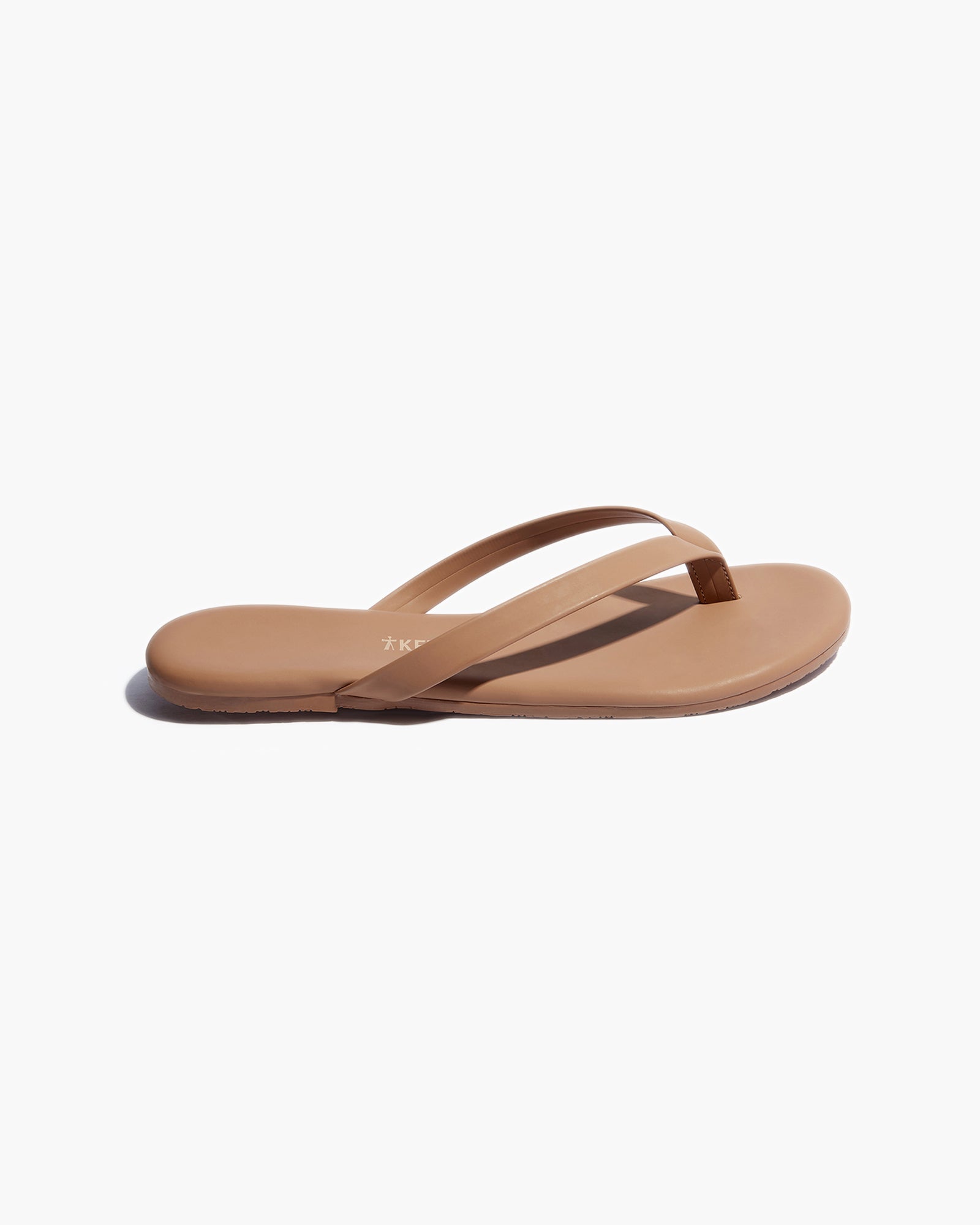 Brown Women's TKEES Boyfriend Vegan Flip Flops | DPFWXM698