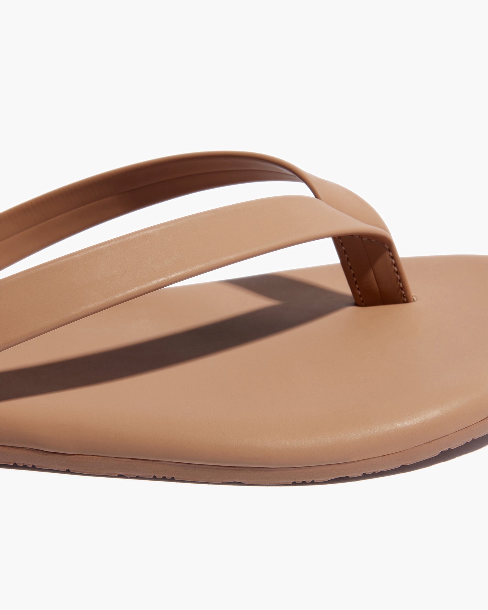 Brown Women's TKEES Boyfriend Vegan Flip Flops | DPFWXM698