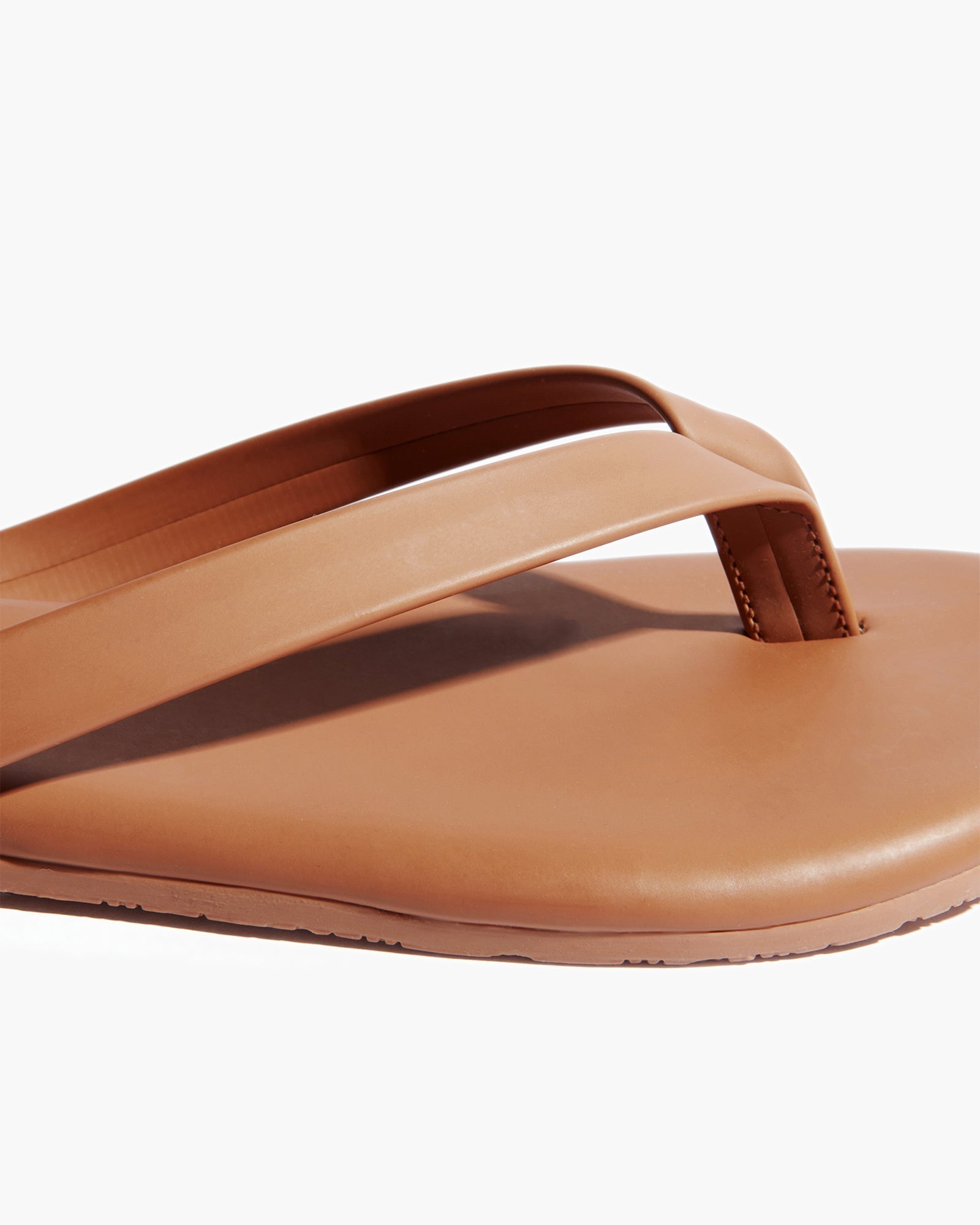 Brown Women's TKEES Boyfriend Vegan Flip Flops | GCFVSI715