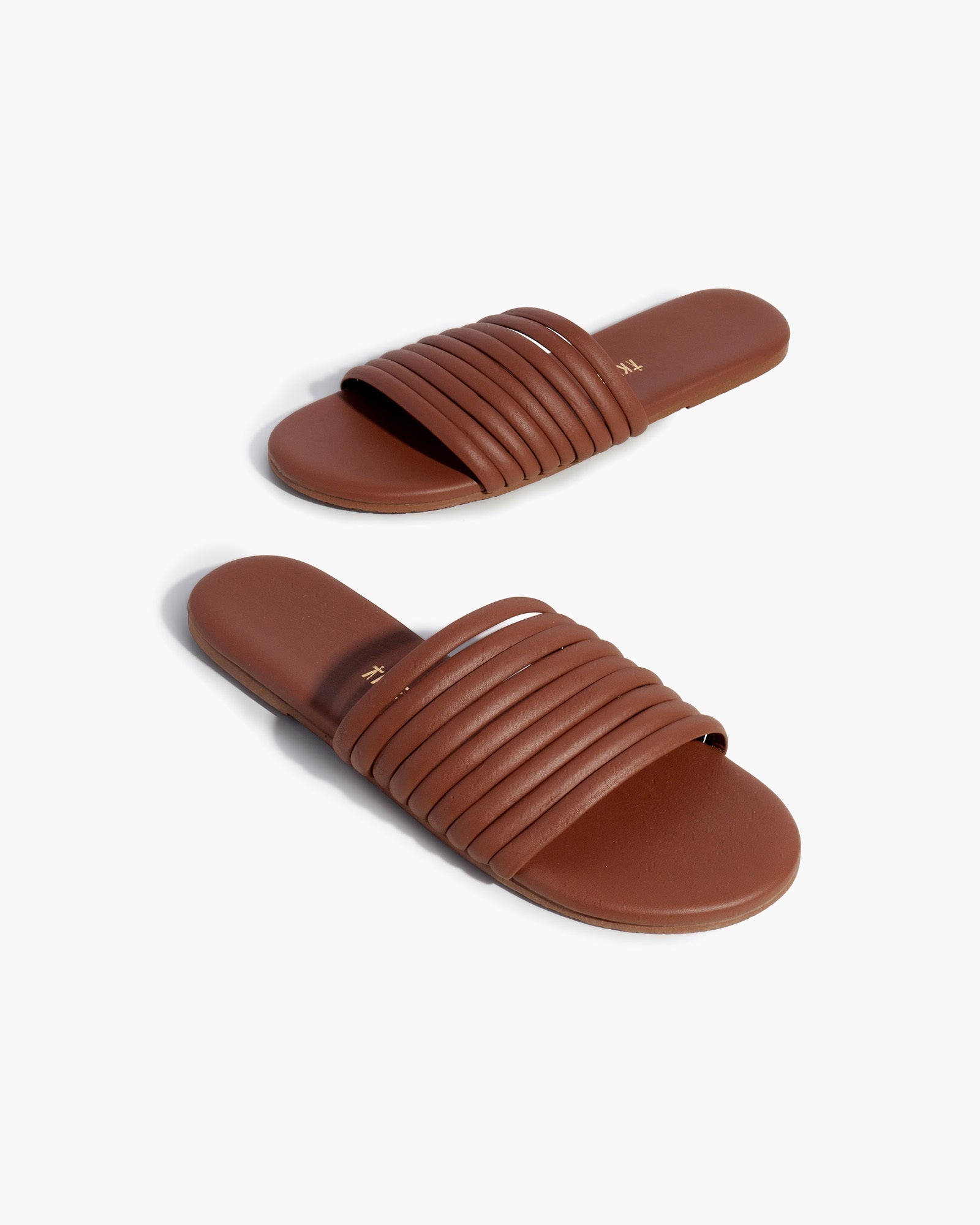 Brown Women's TKEES Caro Slides | XDFUPH940