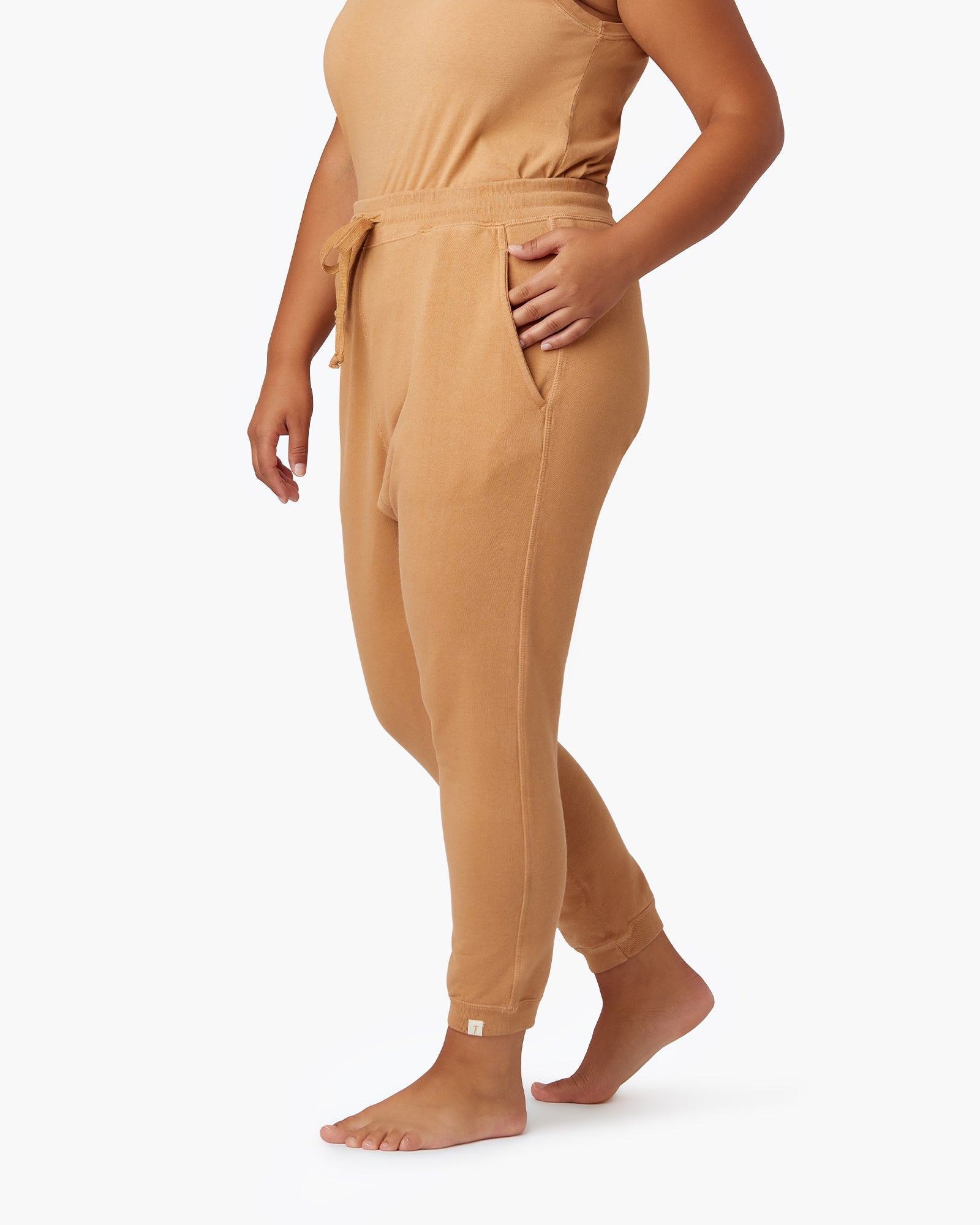 Brown Women's TKEES Core Jogger | GJBDKV463