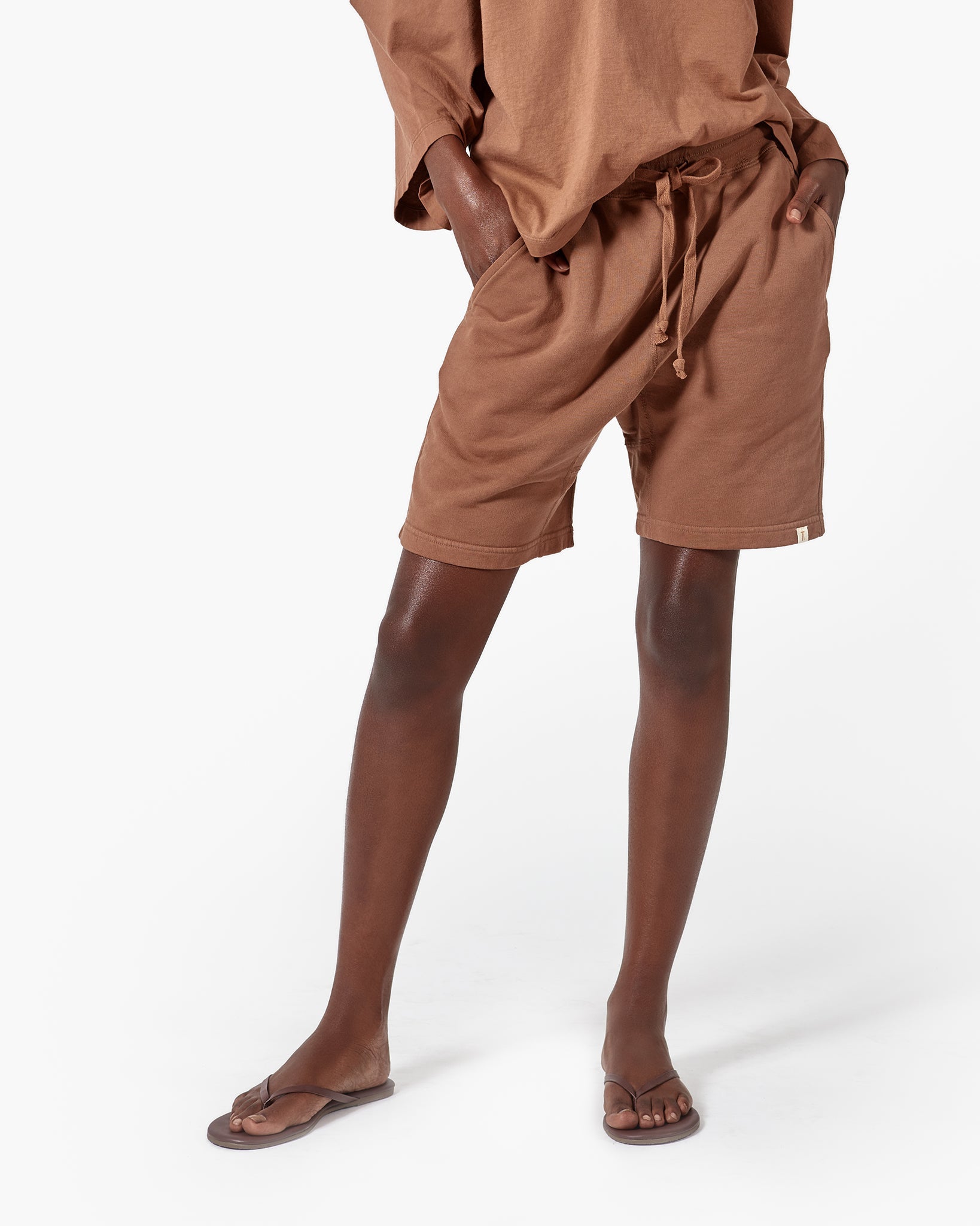 Brown Women's TKEES Core Shorts | EQGWBH230