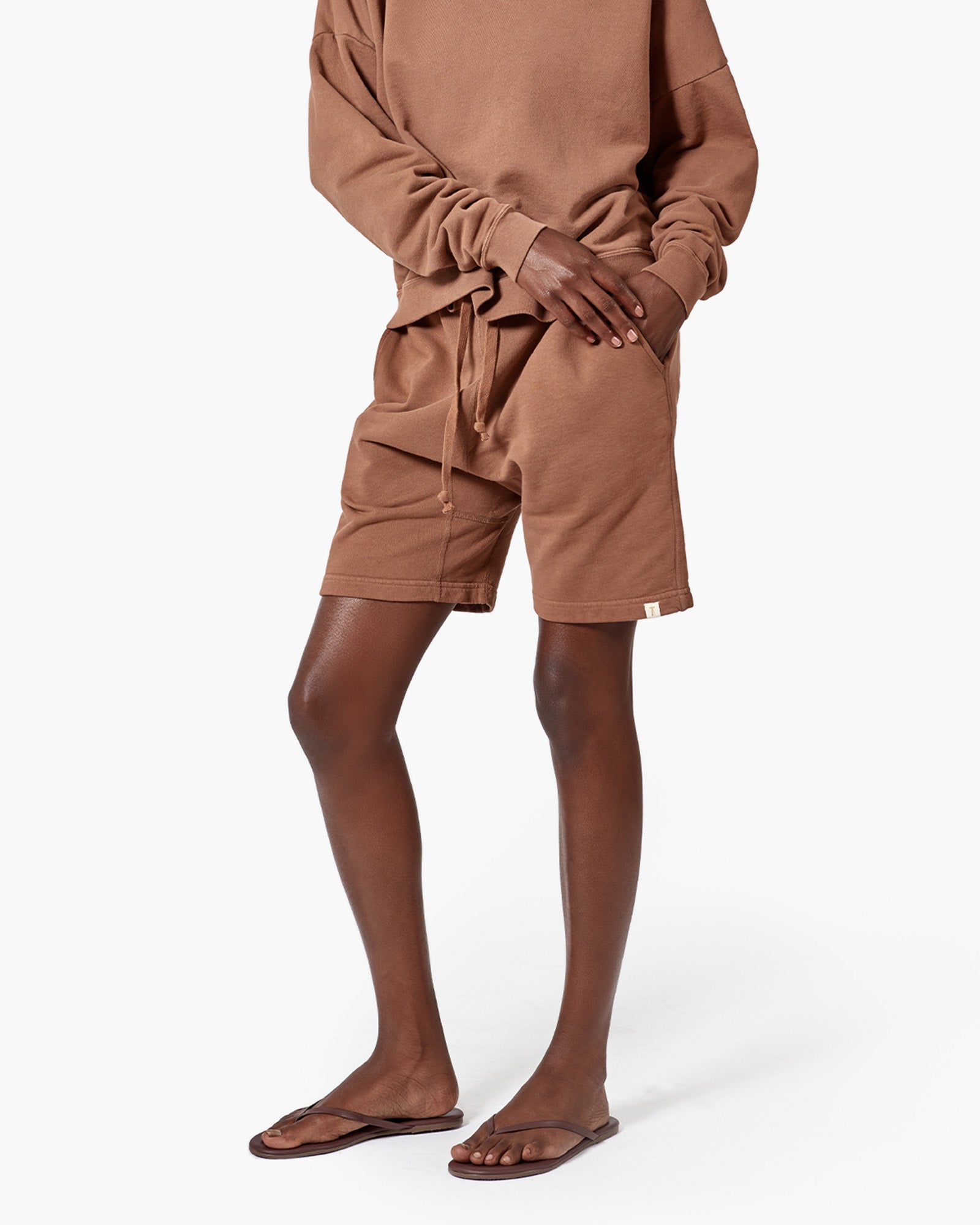 Brown Women's TKEES Core Shorts | EQGWBH230