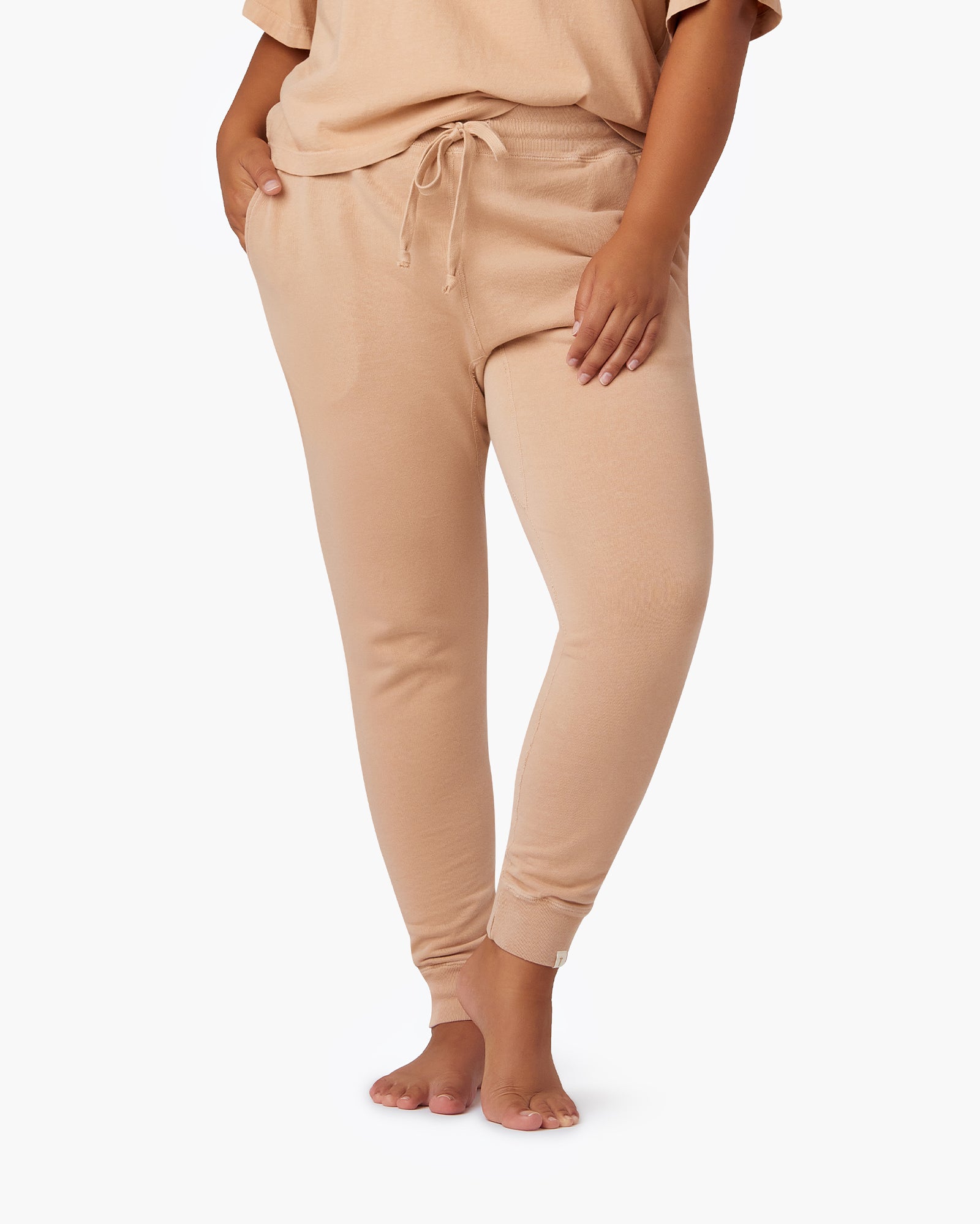 Brown Women's TKEES Core Sport Jogger | ORAGIC238