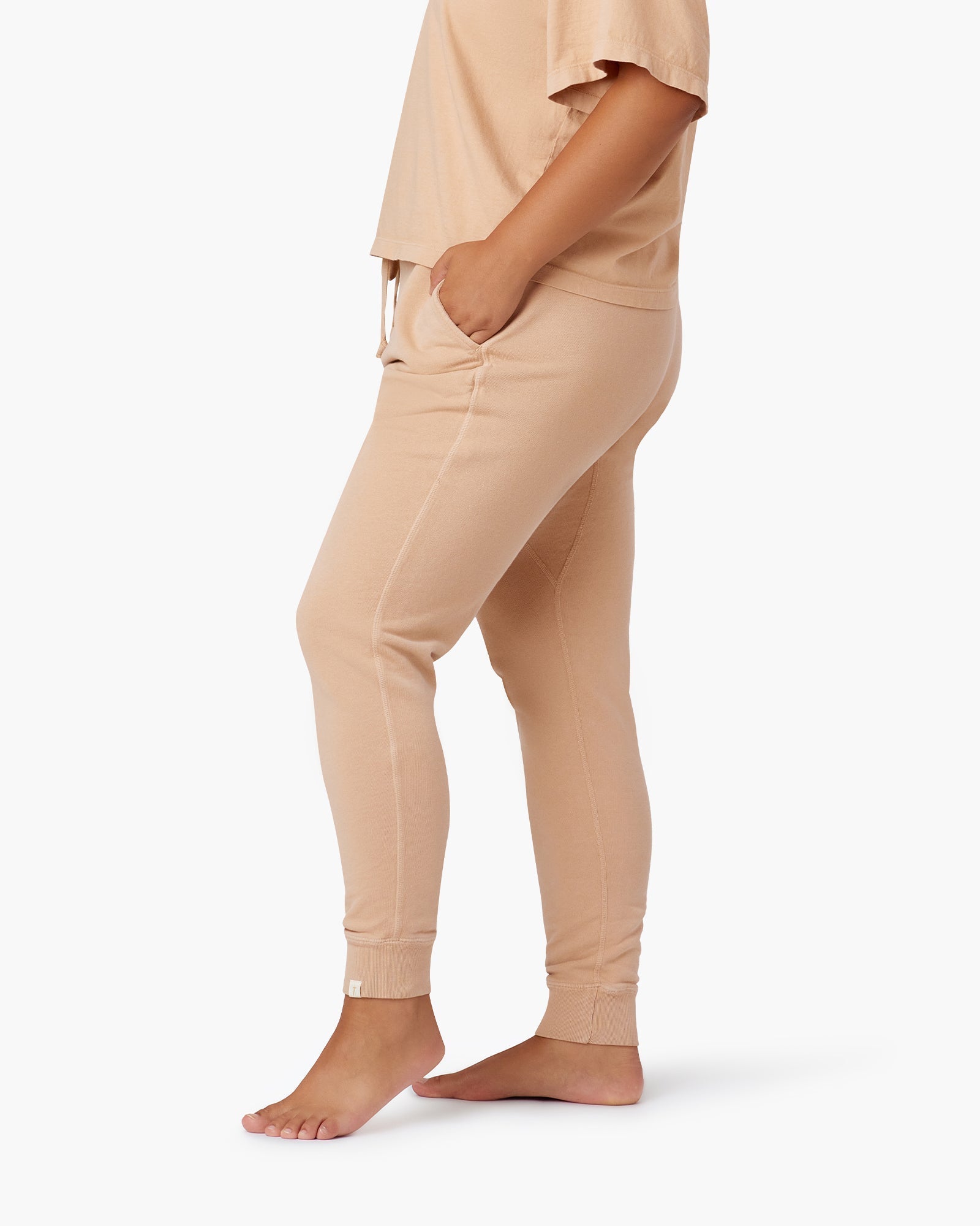 Brown Women's TKEES Core Sport Jogger | ORAGIC238