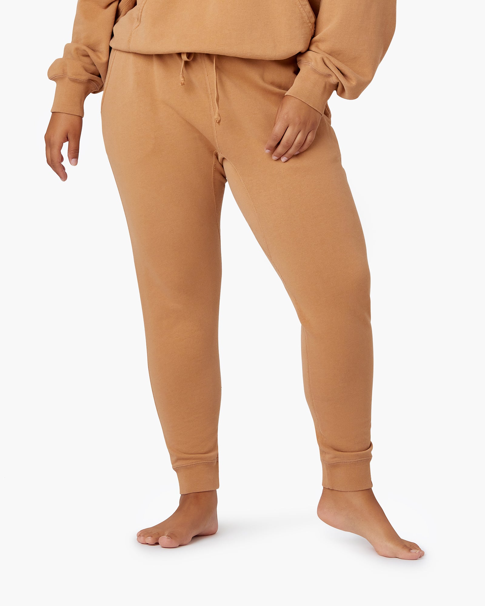 Brown Women's TKEES Core Sport Jogger | WVJGQD485