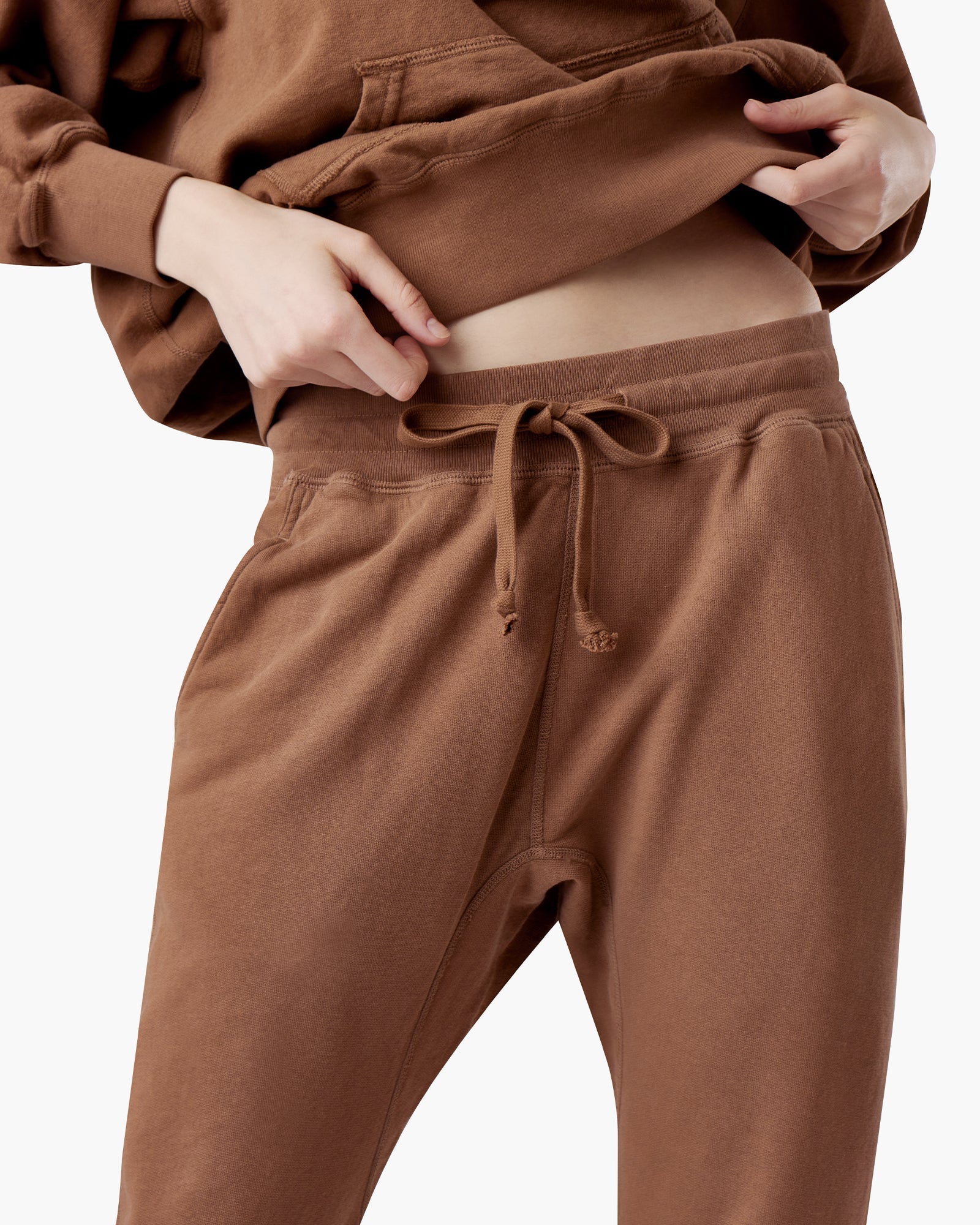 Brown Women's TKEES Core Sport Jogger | XBLFNS054