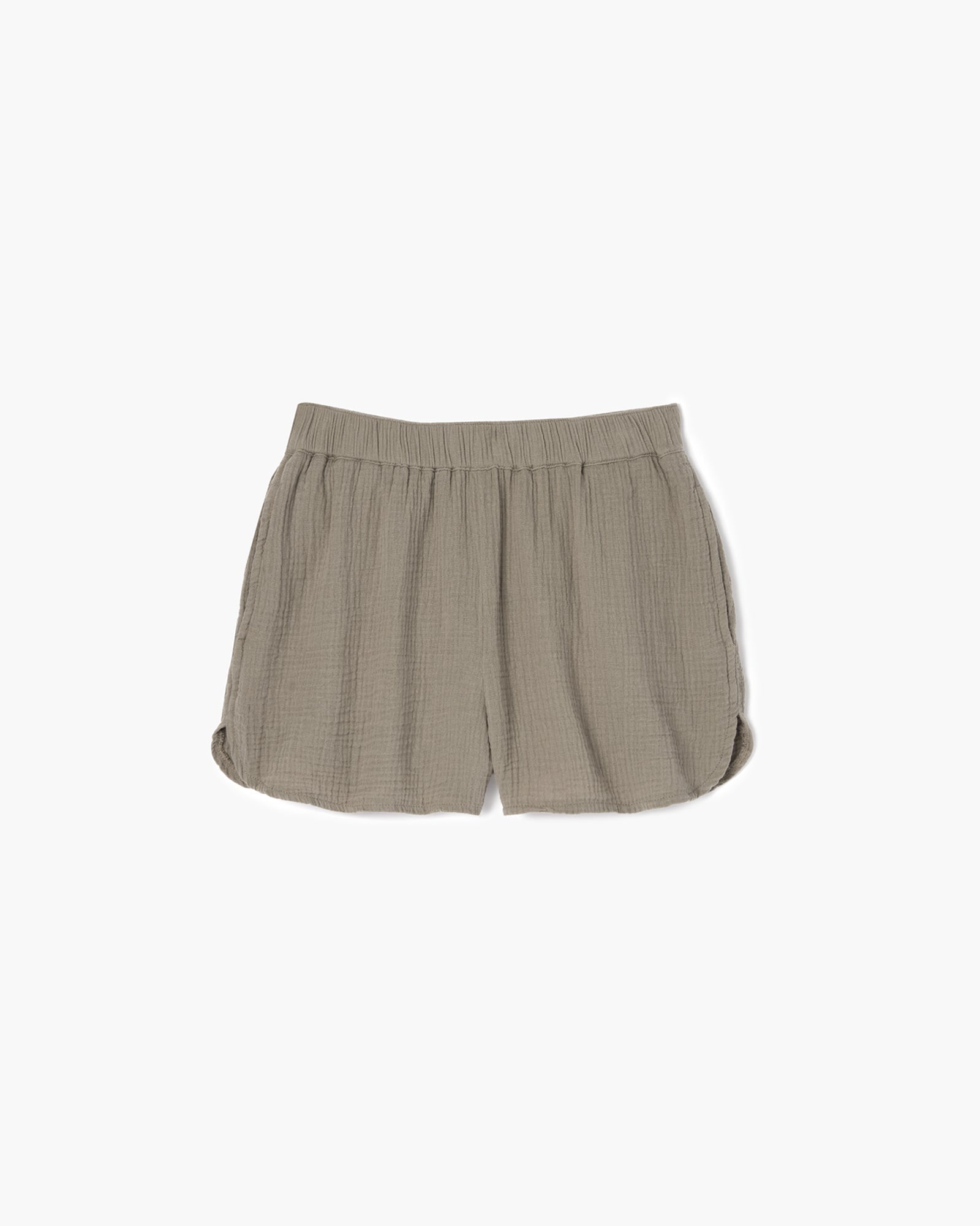 Brown Women\'s TKEES Gauze Shorts | OSWXEI946