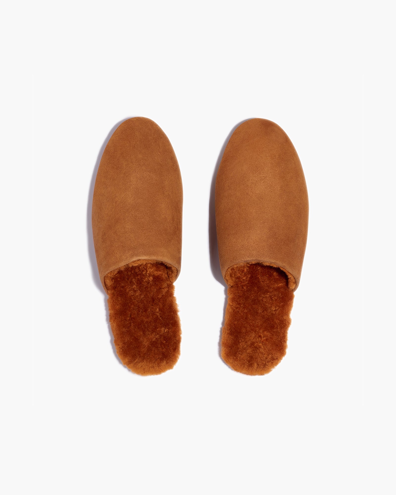 Brown Women\'s TKEES Ines Shearling Slides | JHGNLU075