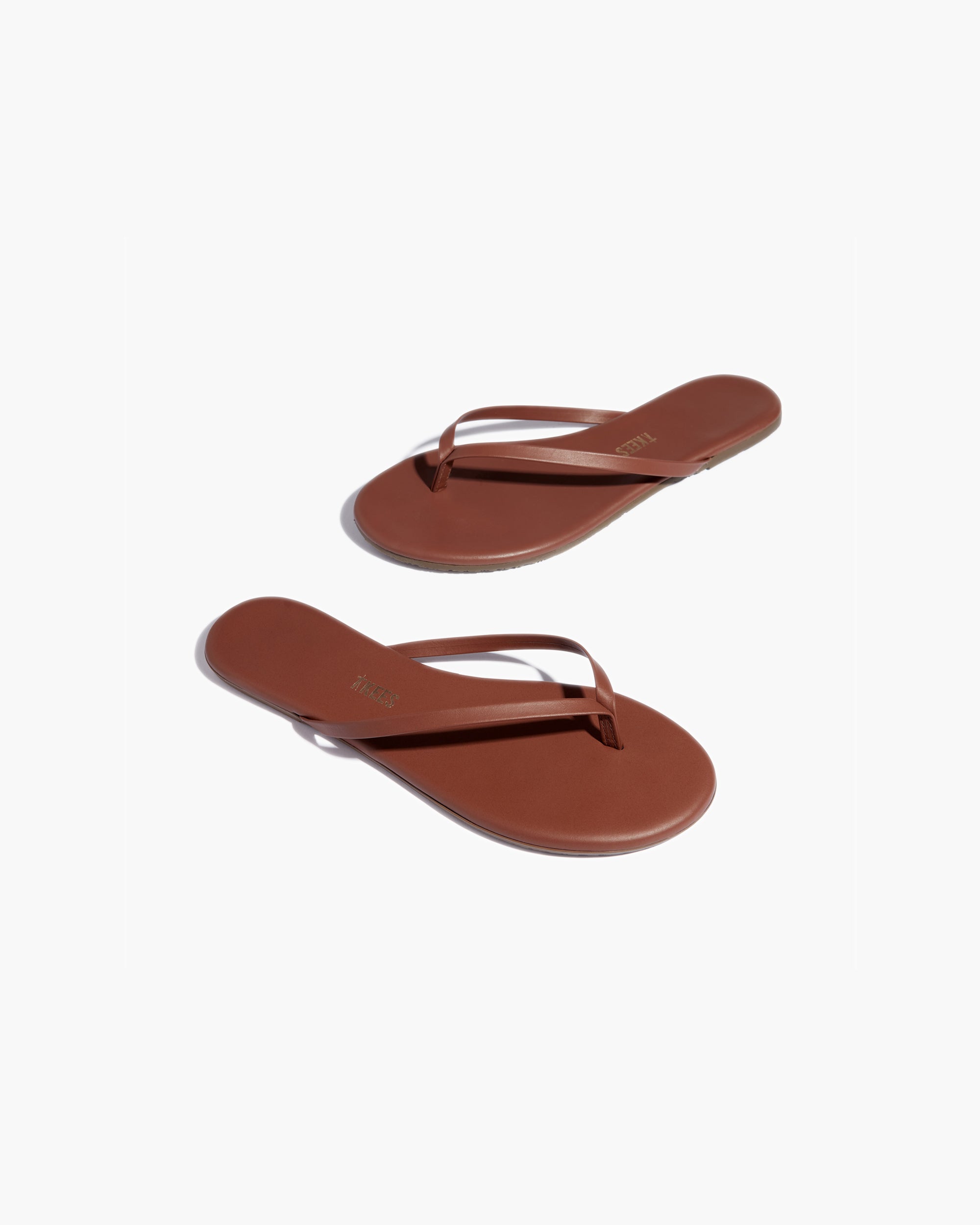 Brown Women's TKEES Lily Nudes Flip Flops | GTKVWA158