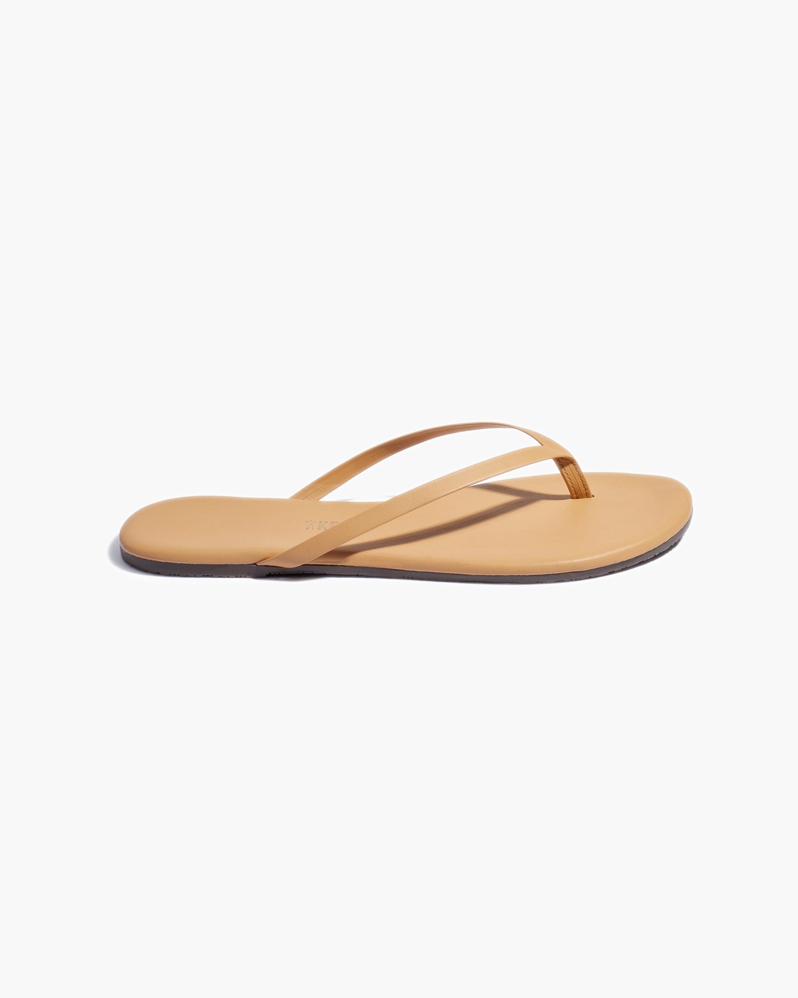 Brown Women's TKEES Lily Nudes Flip Flops | QFRAEY320