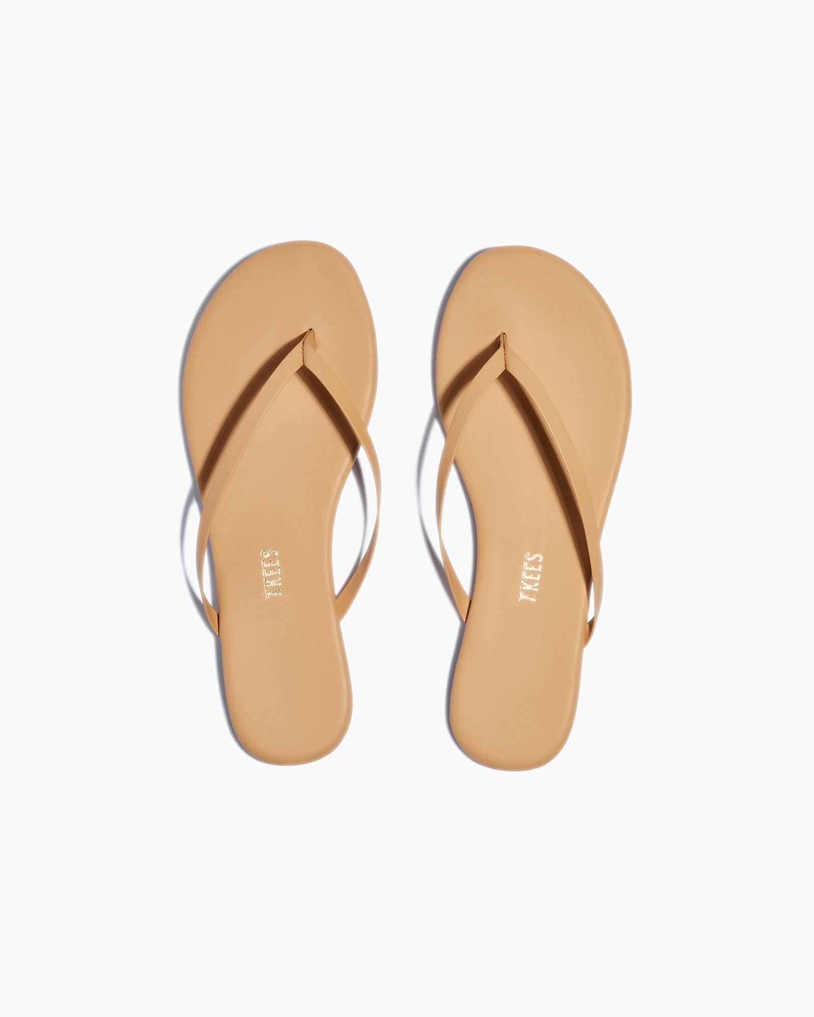 Brown Women\'s TKEES Lily Nudes Flip Flops | QFRAEY320