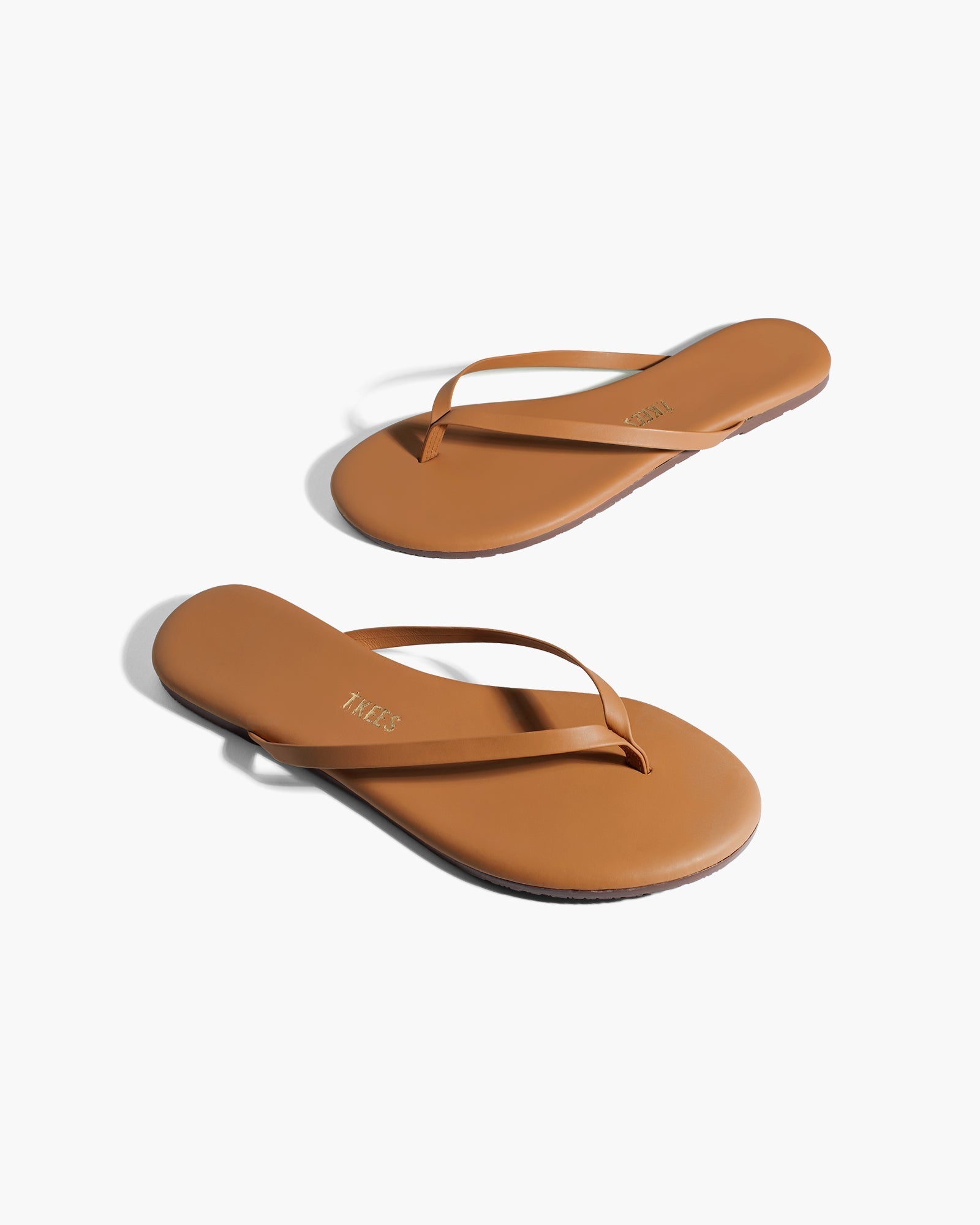 Brown Women's TKEES Lily Nudes Flip Flops | TBVURQ048