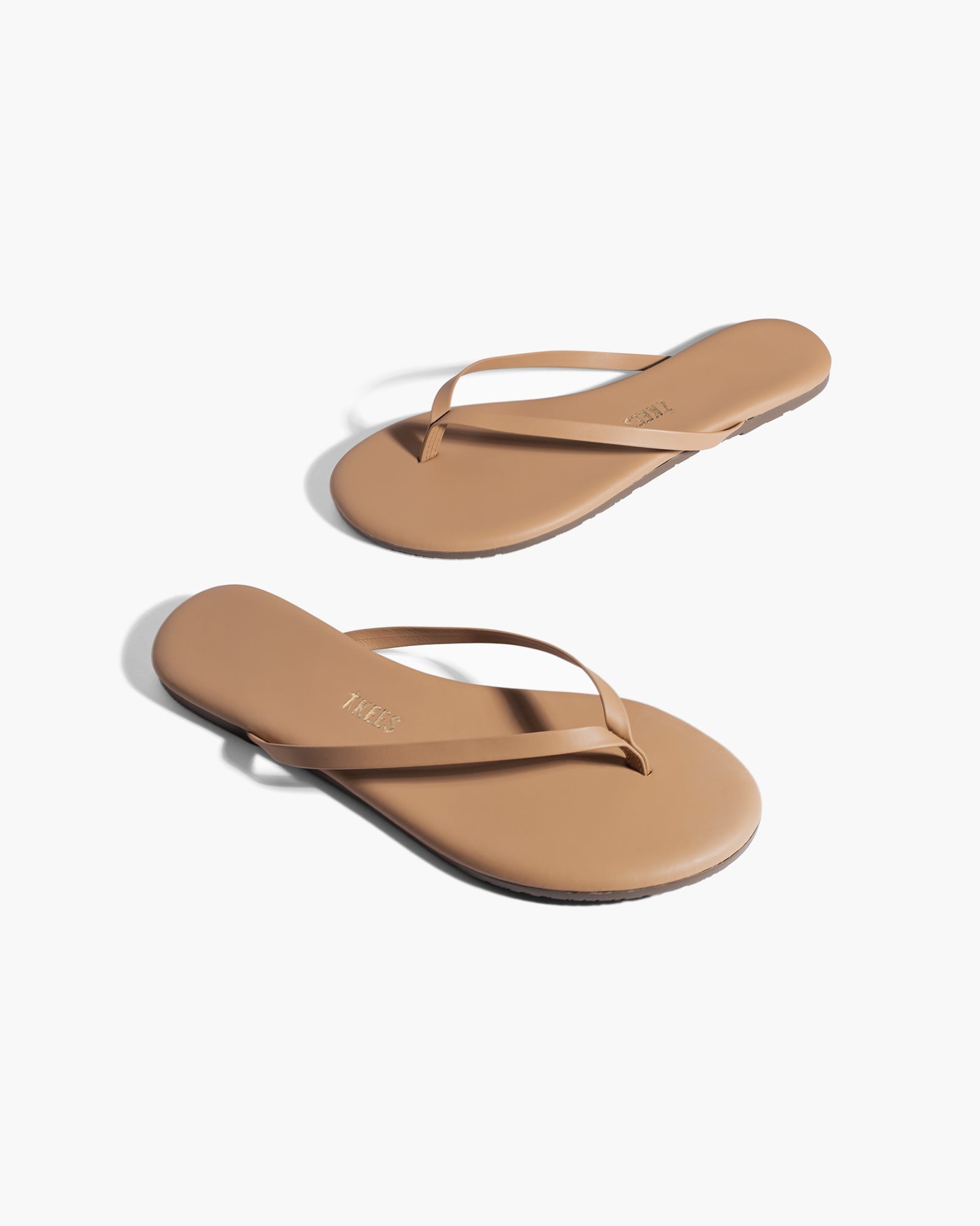 Brown Women's TKEES Lily Nudes Flip Flops | ULTDKJ251