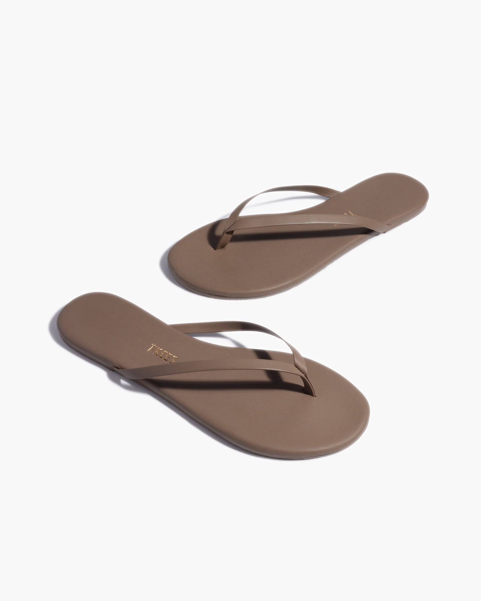 Brown Women's TKEES Lily Pigments Flip Flops | UYPZOE147