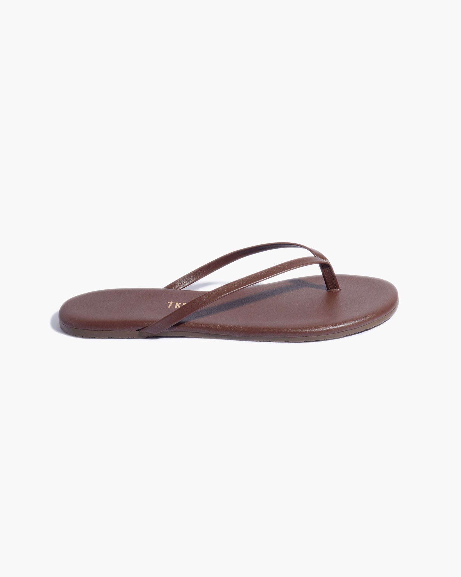 Brown Women's TKEES Lily Shimmers Flip Flops | NVXELF103