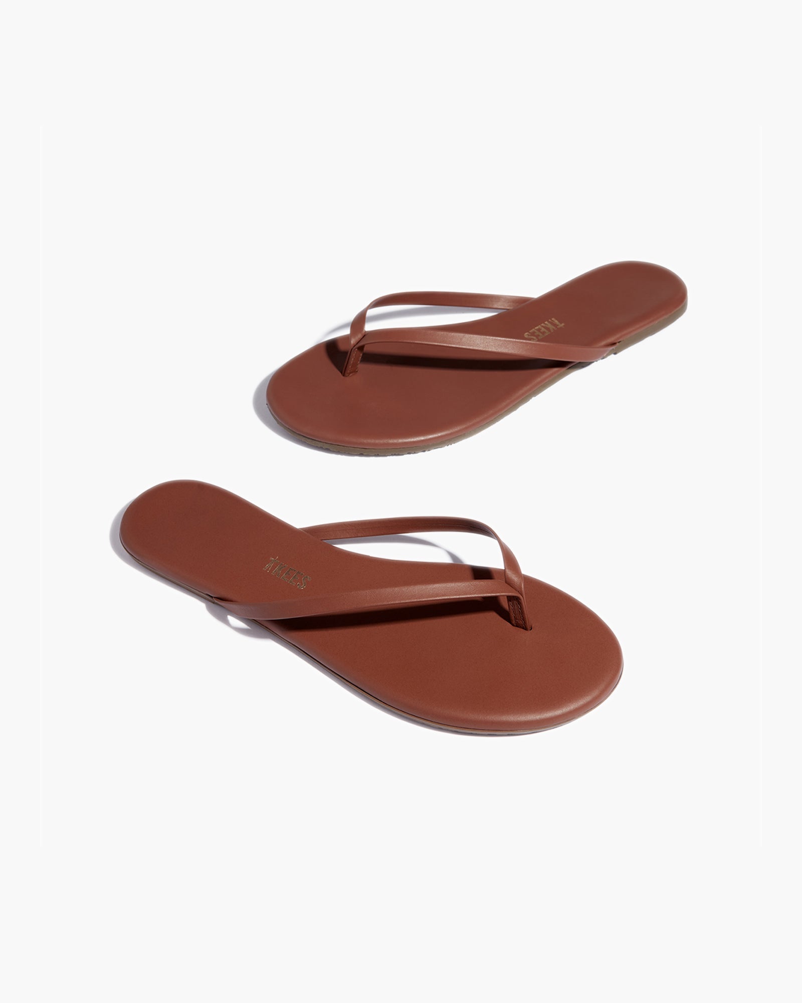 Brown Women's TKEES Lily Vegan Flip Flops | SVCKUI150