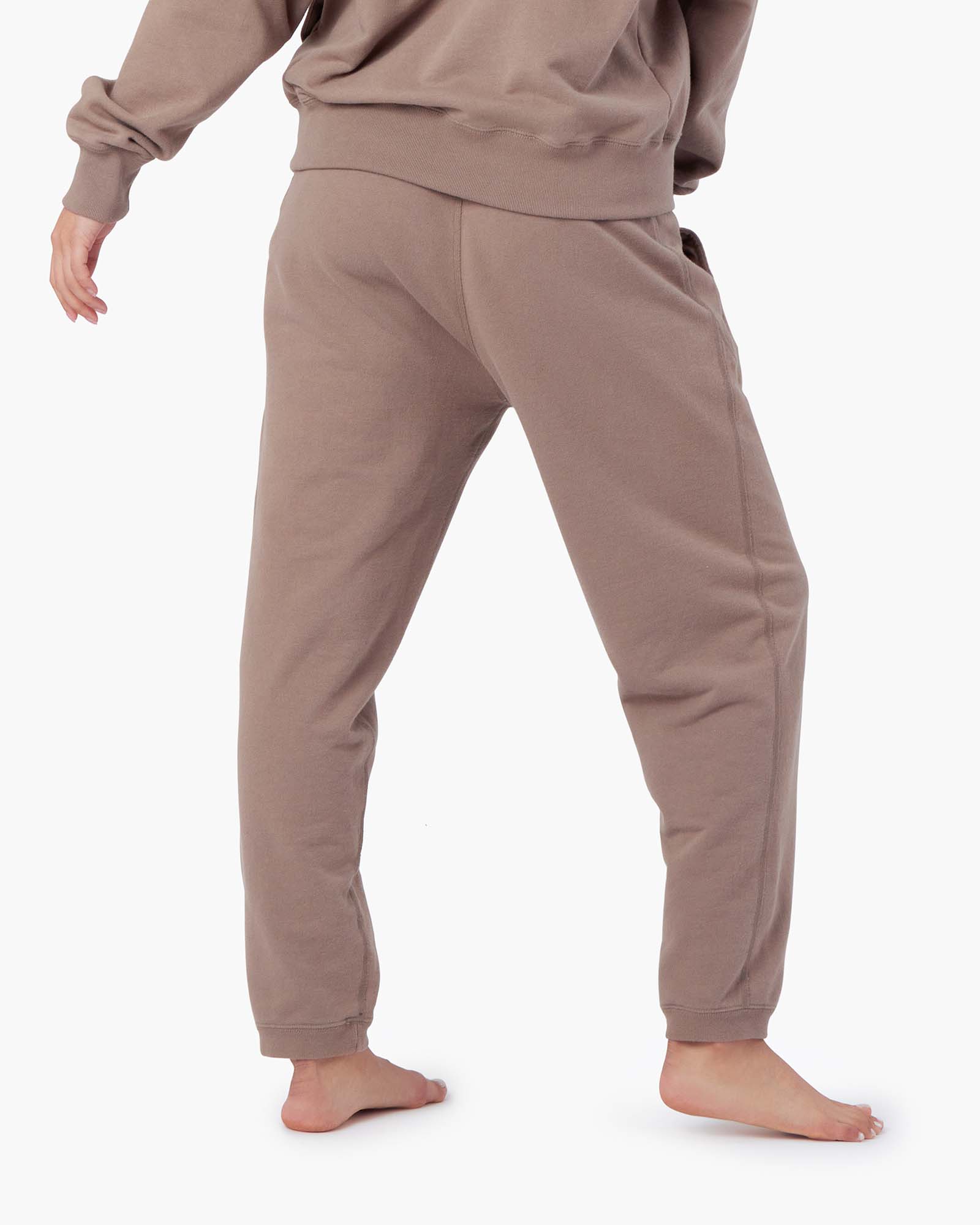 Brown Women's TKEES Panelled Jogger | BMKJSN971