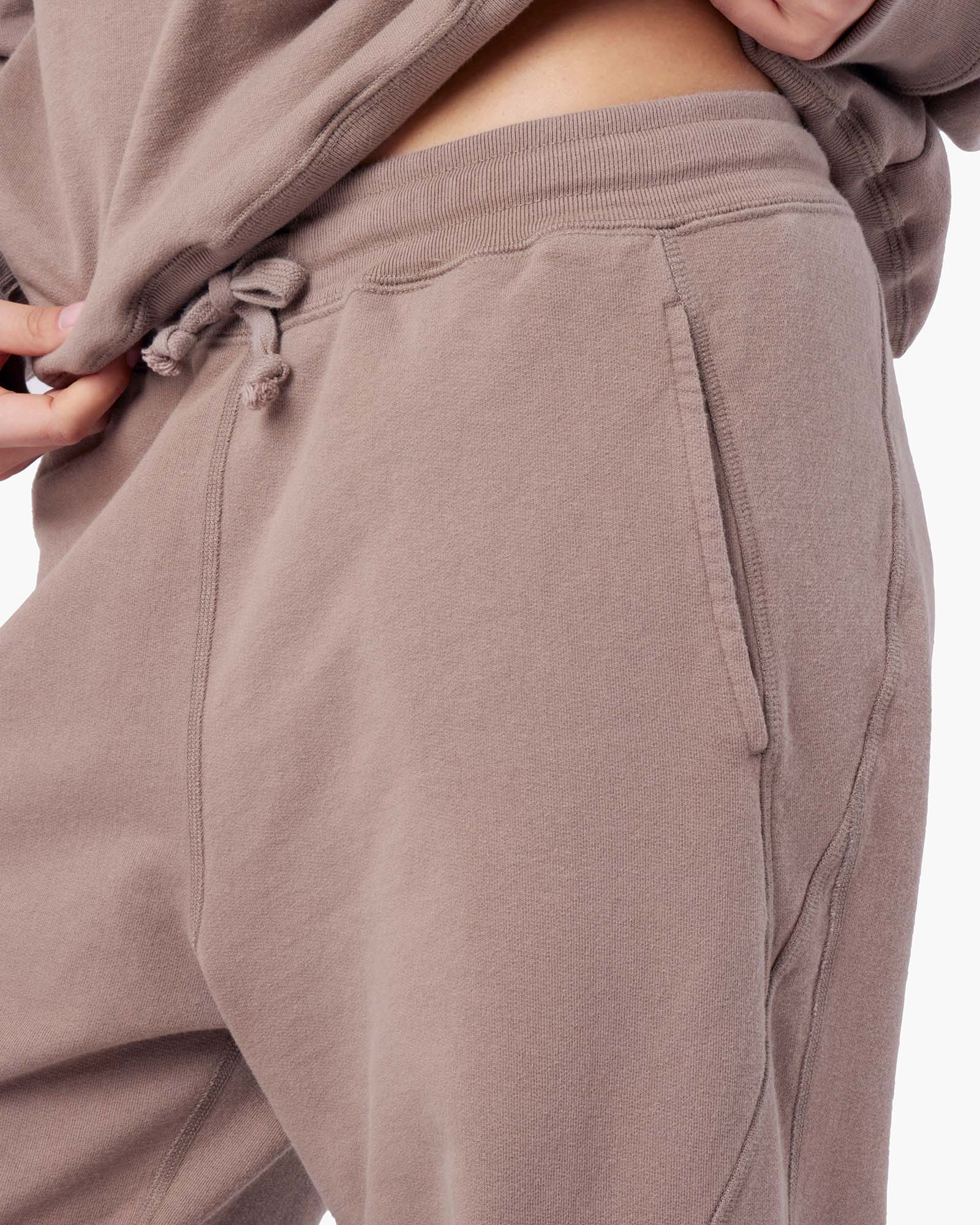 Brown Women's TKEES Panelled Jogger | BMKJSN971