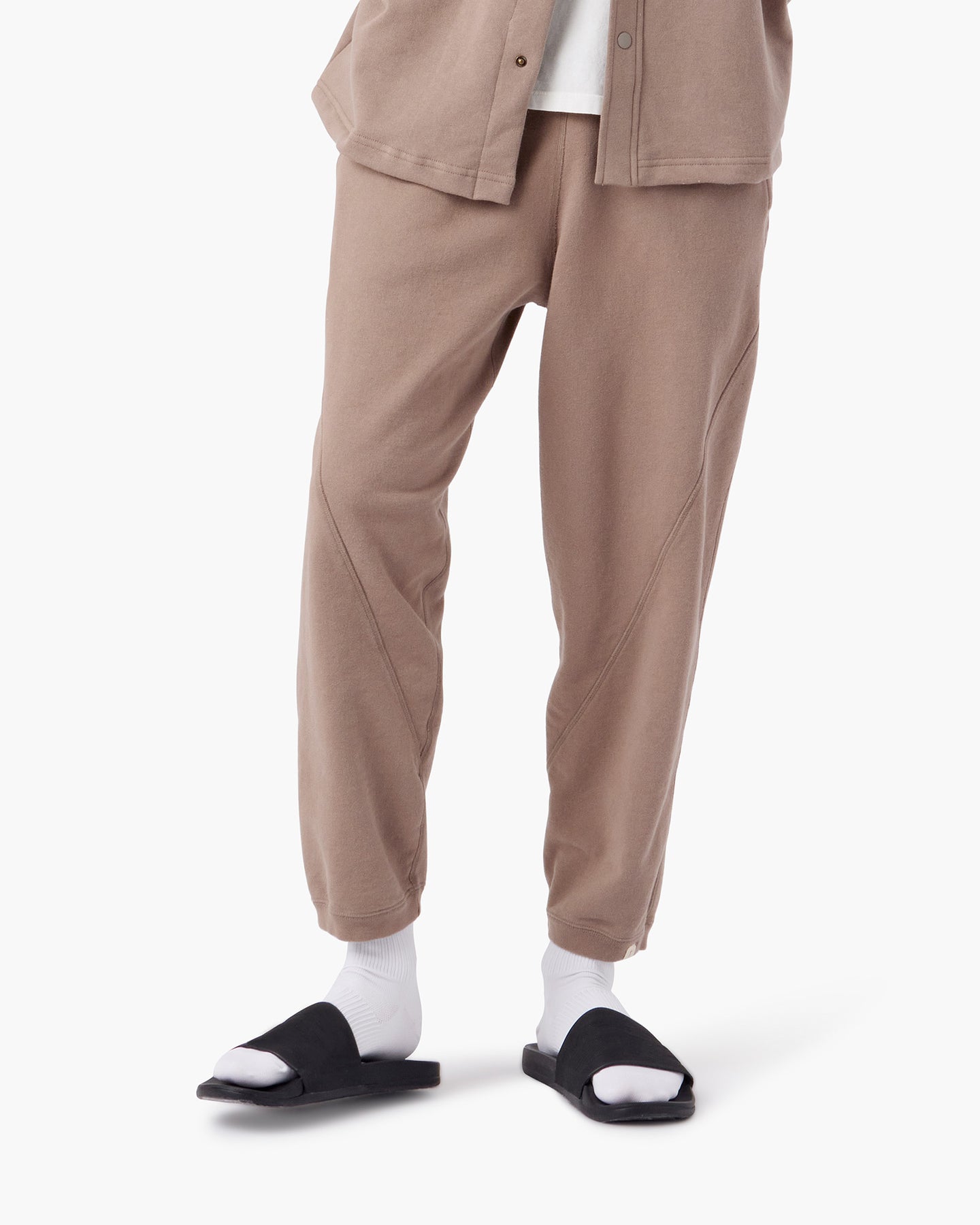 Brown Women's TKEES Panelled Jogger | BMKJSN971