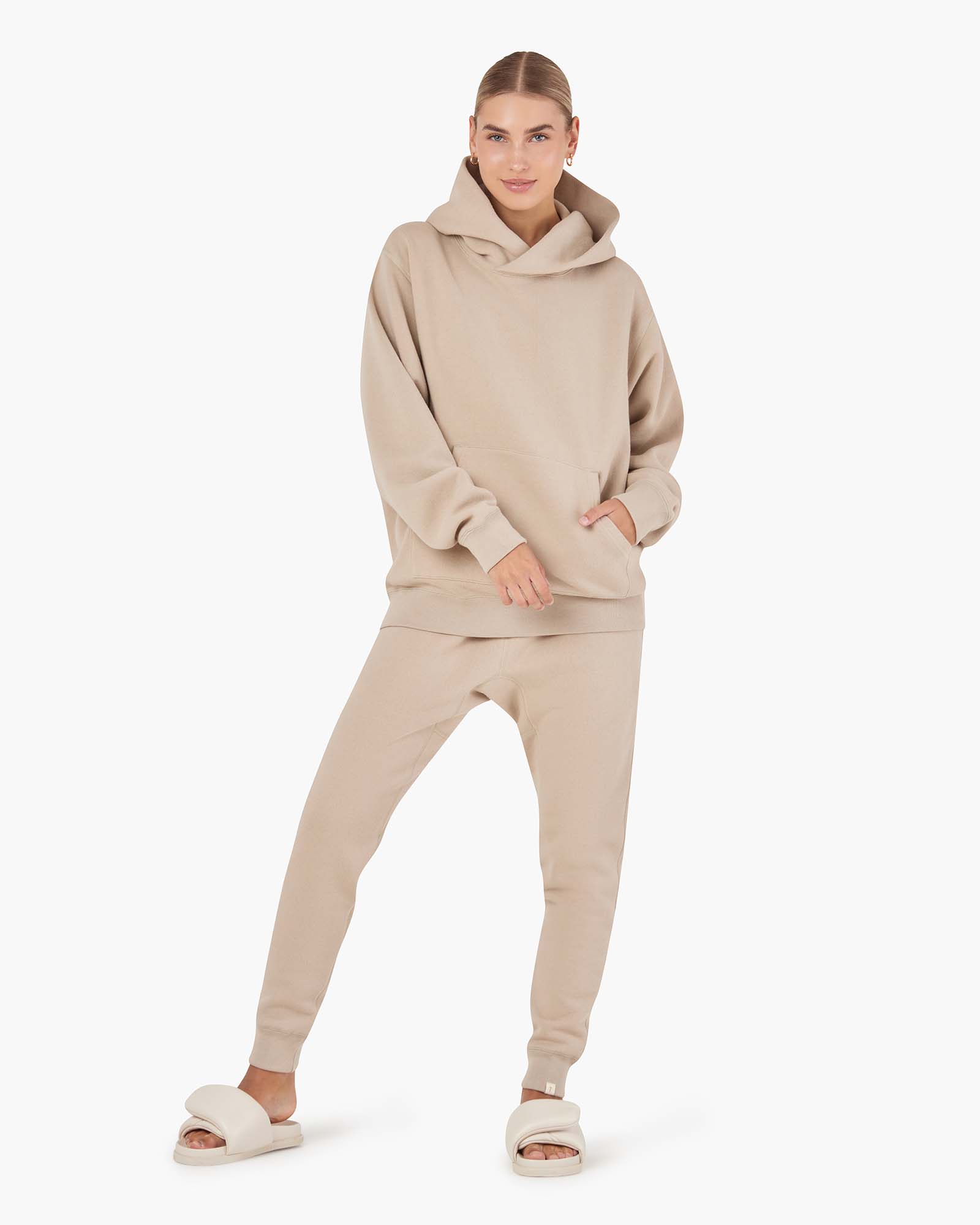 Brown Women's TKEES Warm Core Sport Jogger | EBGTXH354