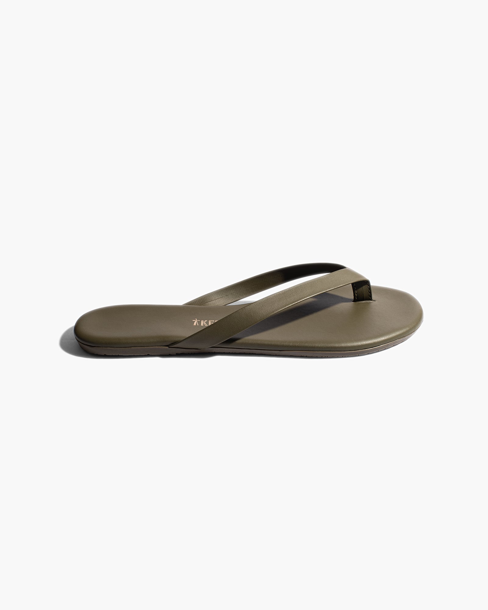 Green Women's TKEES Boyfriend Flip Flops | EIQBPF348