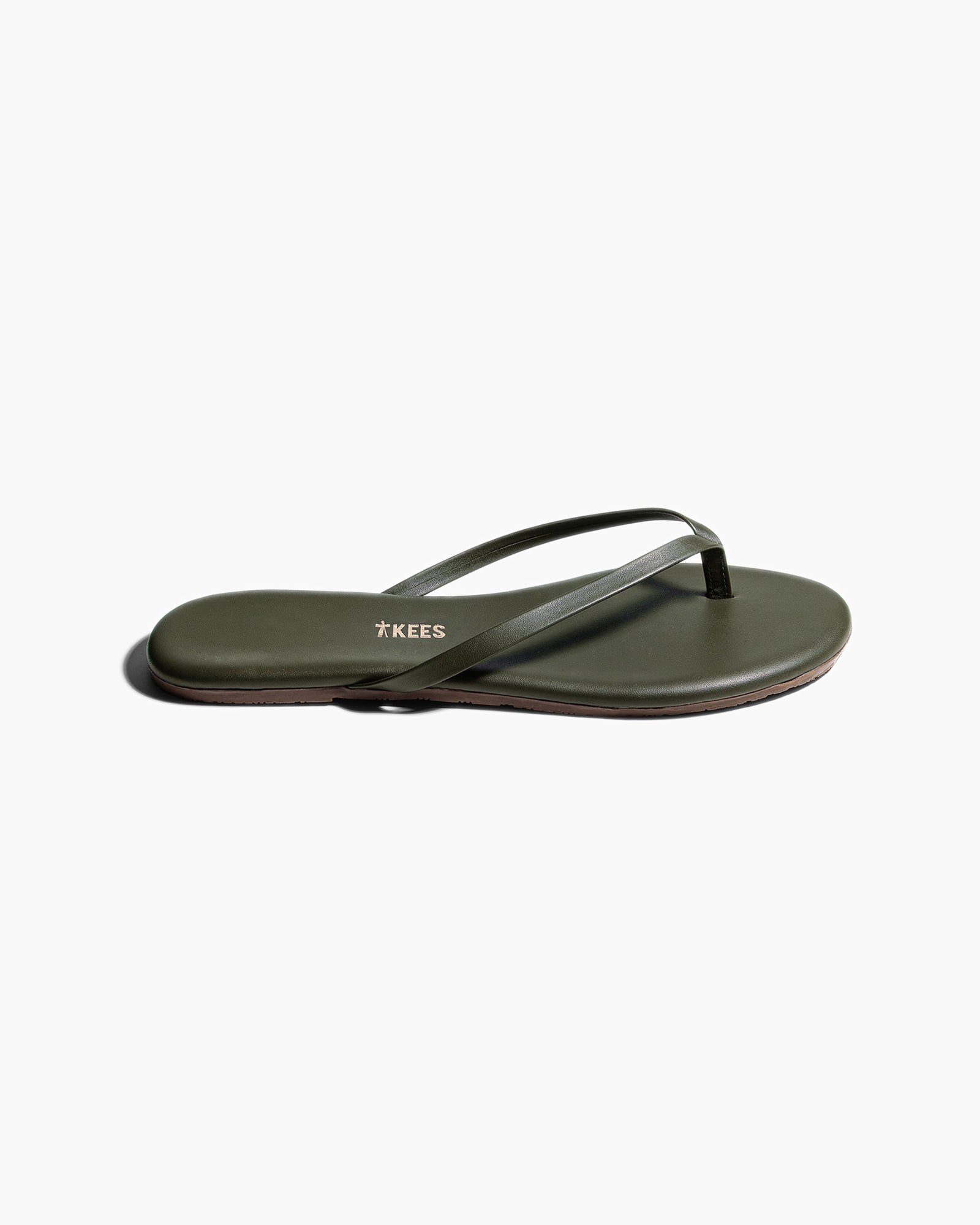 Green Women's TKEES Lily Liners Flip Flops | FOMGYZ062