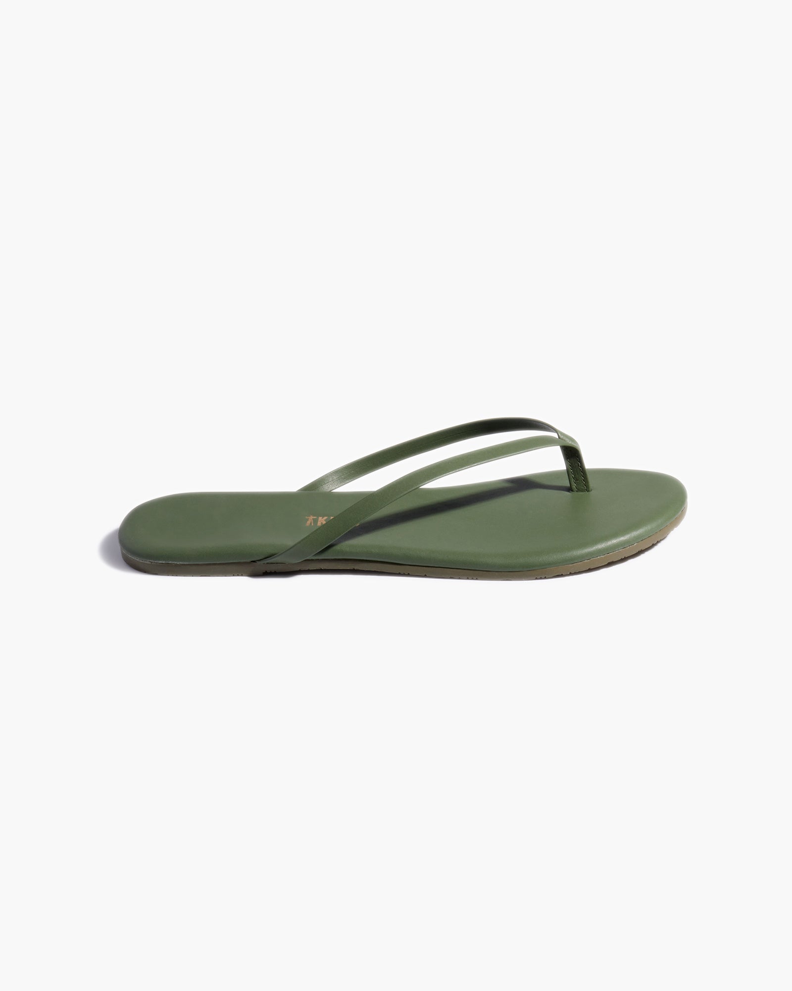 Green Women's TKEES Lily Pigments Flip Flops | HLIGNB985