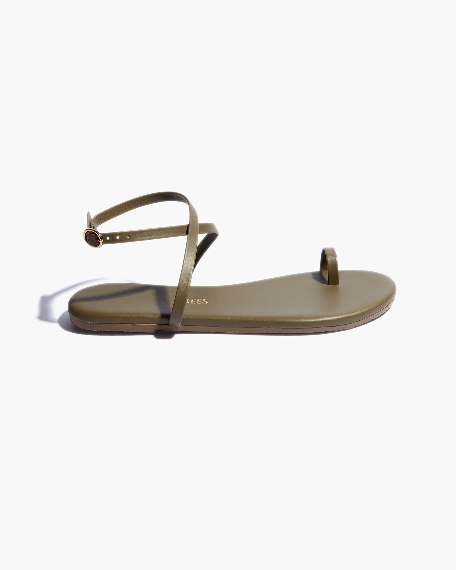 Green Women's TKEES Phoebe Sandals | GJICNY521