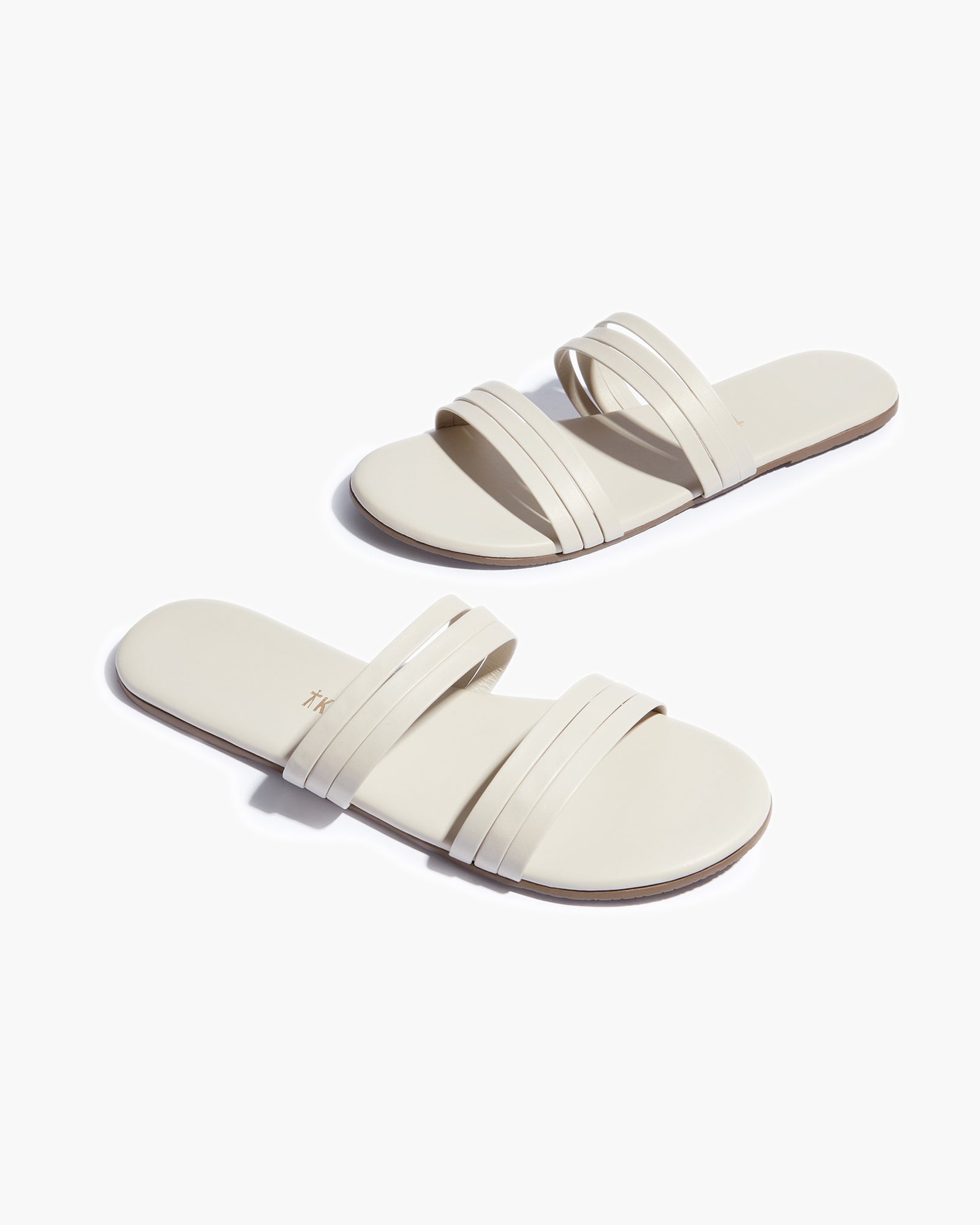 Grey Women's TKEES Allegra Slides | CIXJYD849