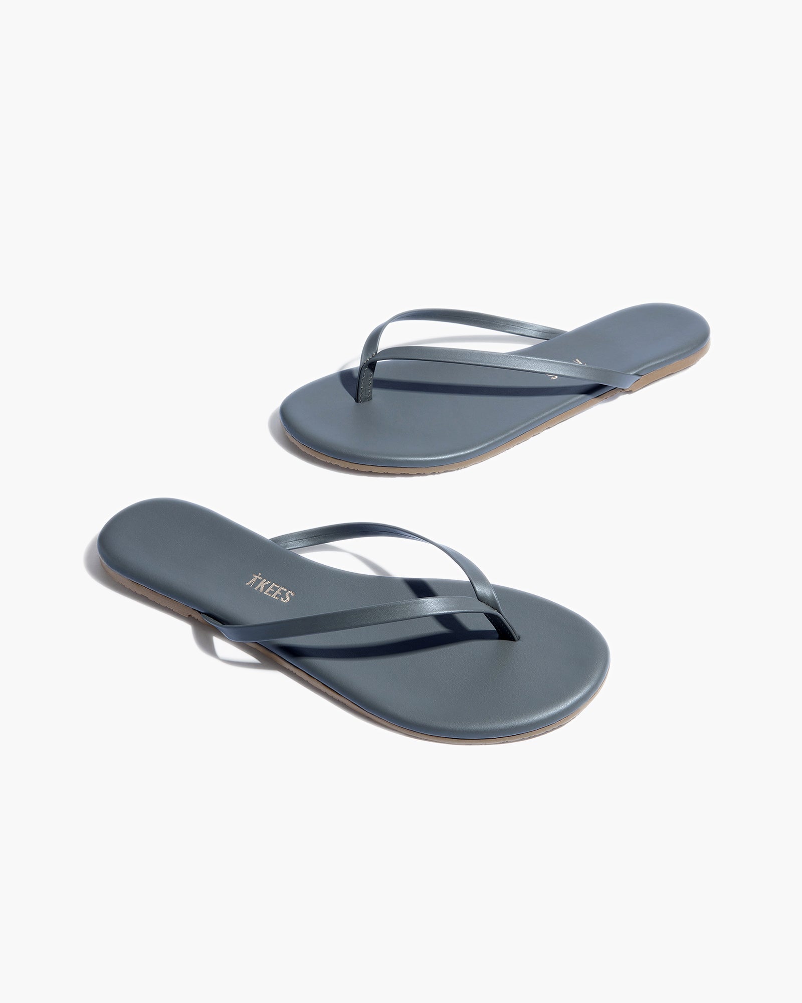 Grey Women's TKEES Lily Liners Flip Flops | UBITYN643