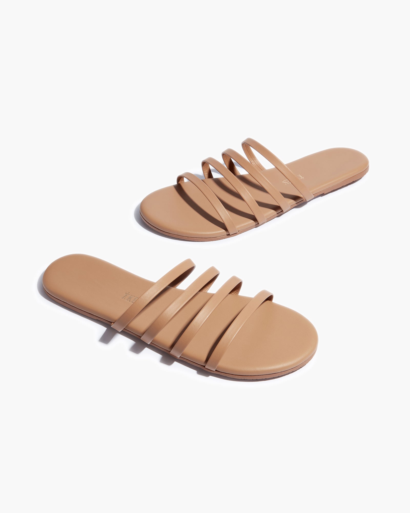 Khaki Women's TKEES Emma Sandals | RQOSVZ950