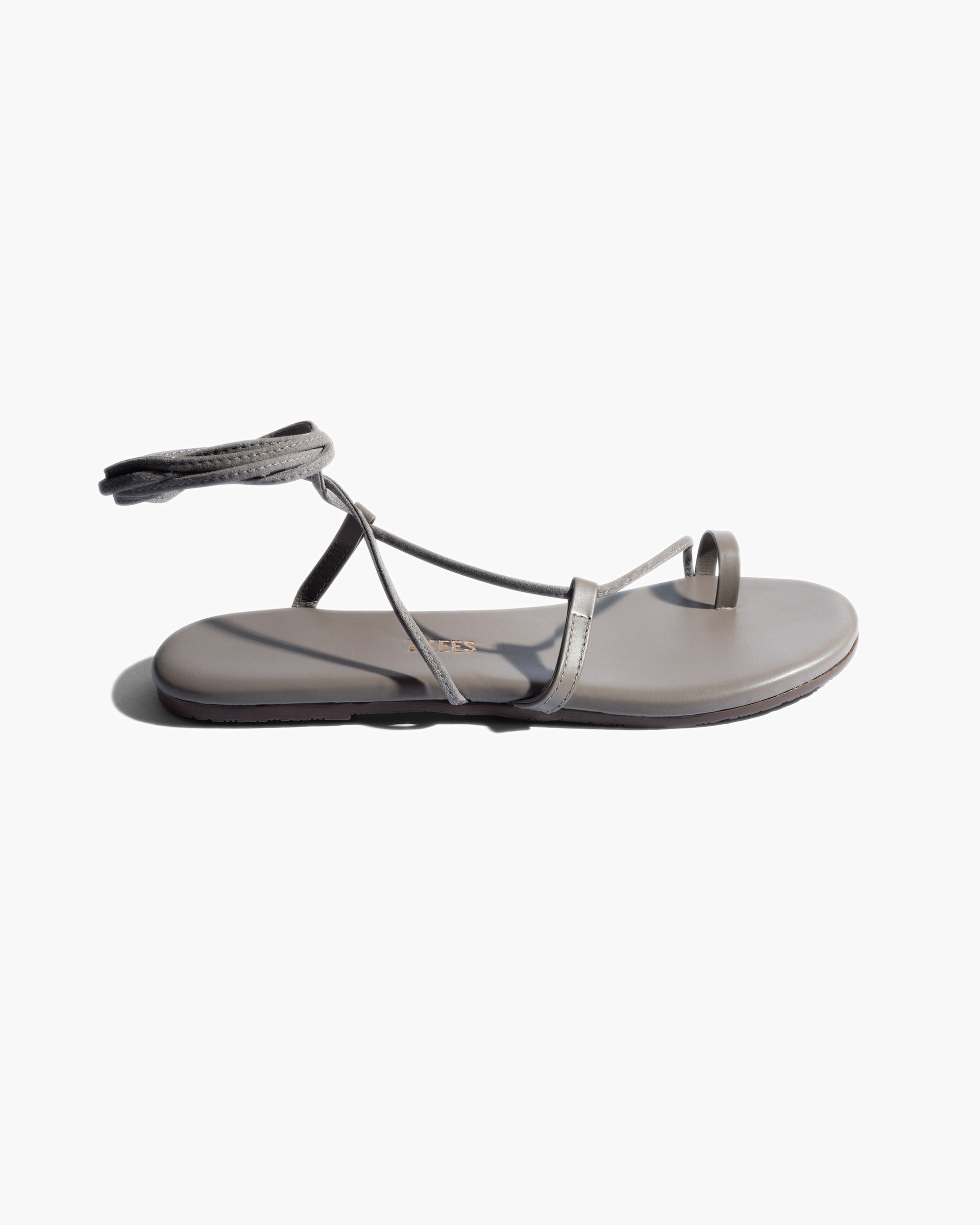 Khaki Women's TKEES Jo Sandals | KYQDSM843