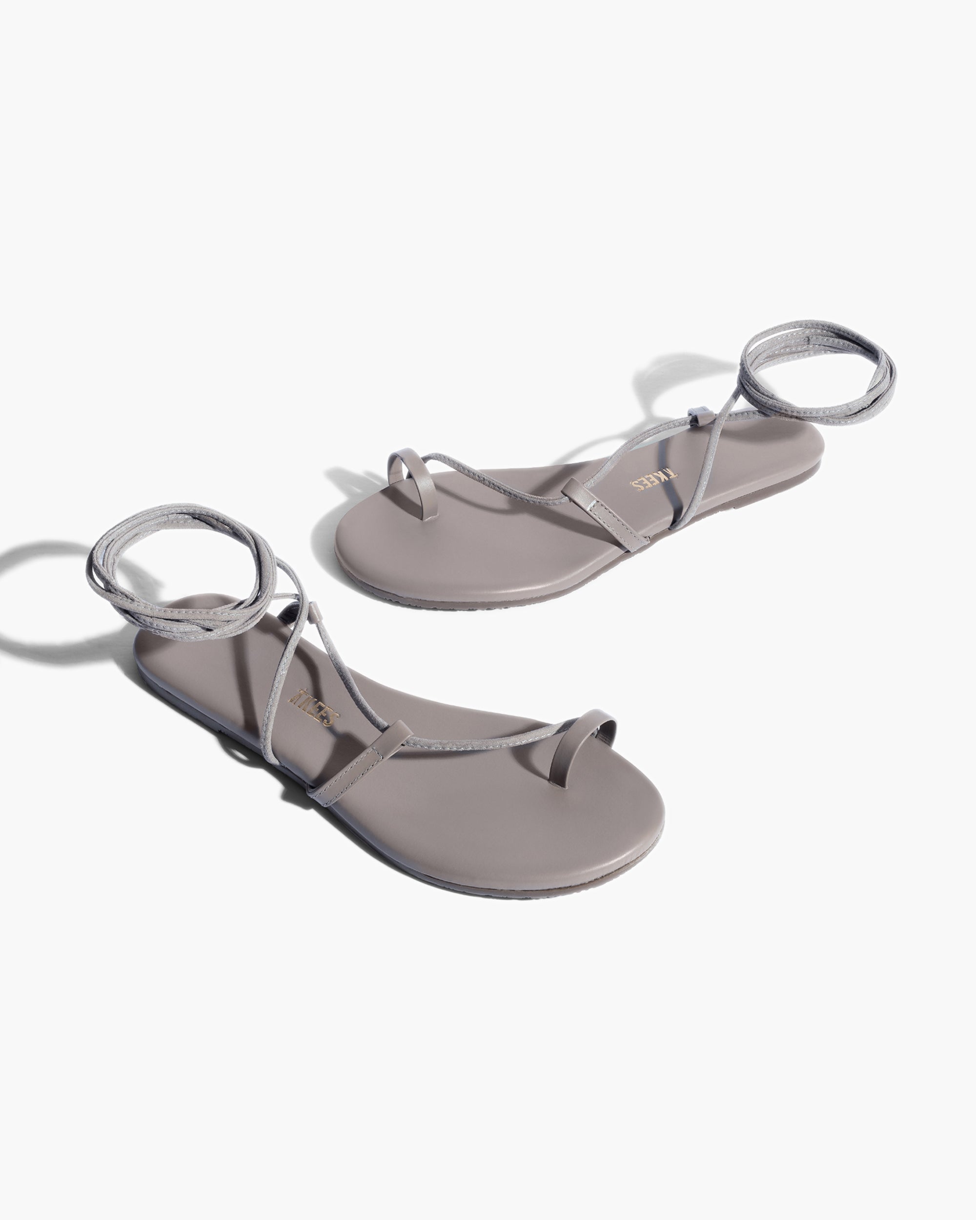 Khaki Women's TKEES Jo Sandals | KYQDSM843