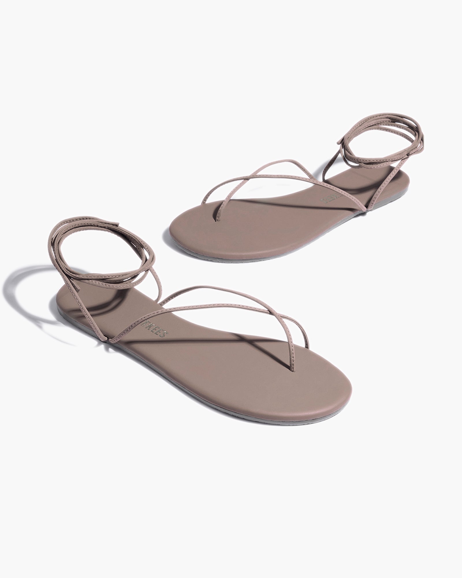 Khaki Women's TKEES Roe Sandals | EFBGRV328